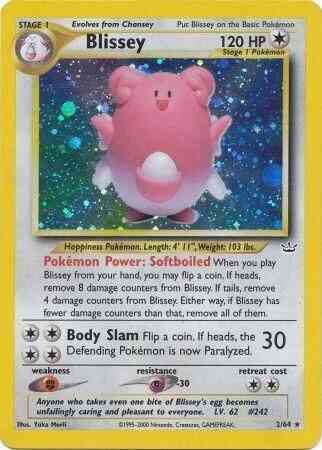 Unlimited neo3u-2 holo – Pokémon Blissey - 2/64 - Rare - Unlimited [neo3U-2] [Holo]