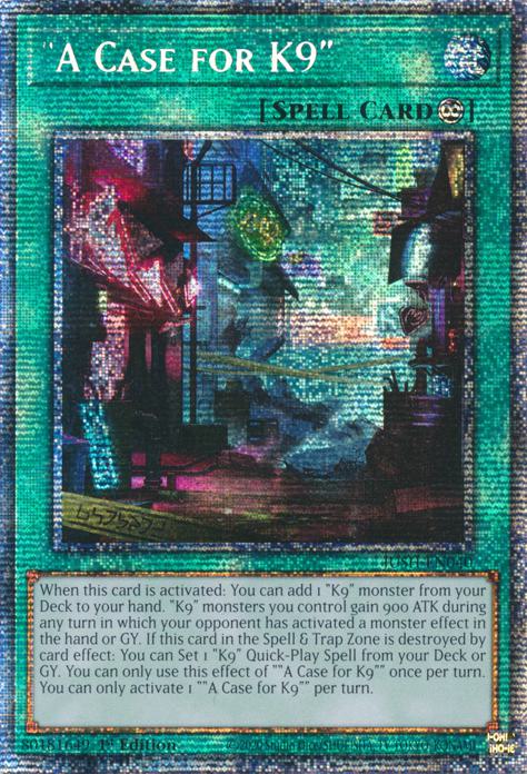 Yu-Gi-Oh! "A Case for K9" - JUSH-EN040 - Starlight Rare - 1st Edition