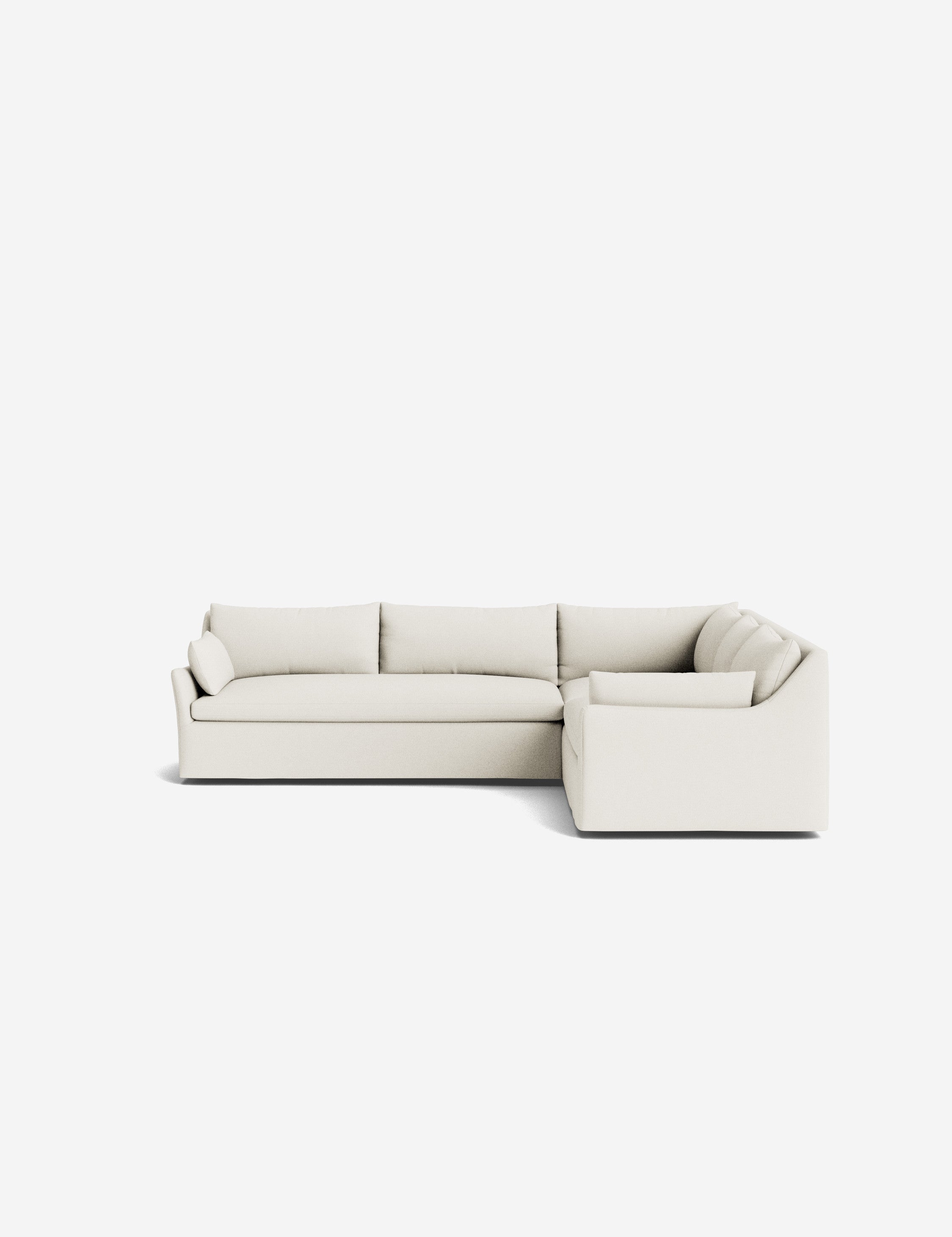 Lulu and Georgia Portola Luxe Depth Slipcover Corner Sectional Sofa - view 149