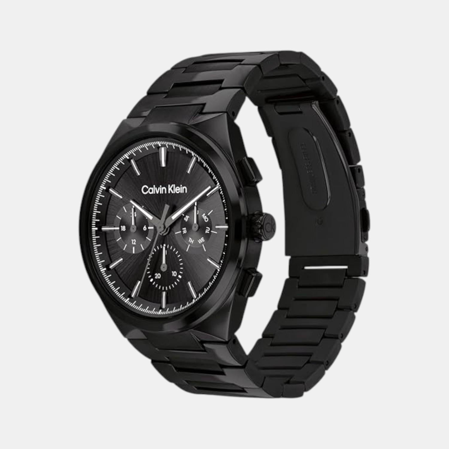 Calvin Klein Distinguish Men Quartz Black Dial Multi-Function Stainless Steel Watch 25200505 - view 2