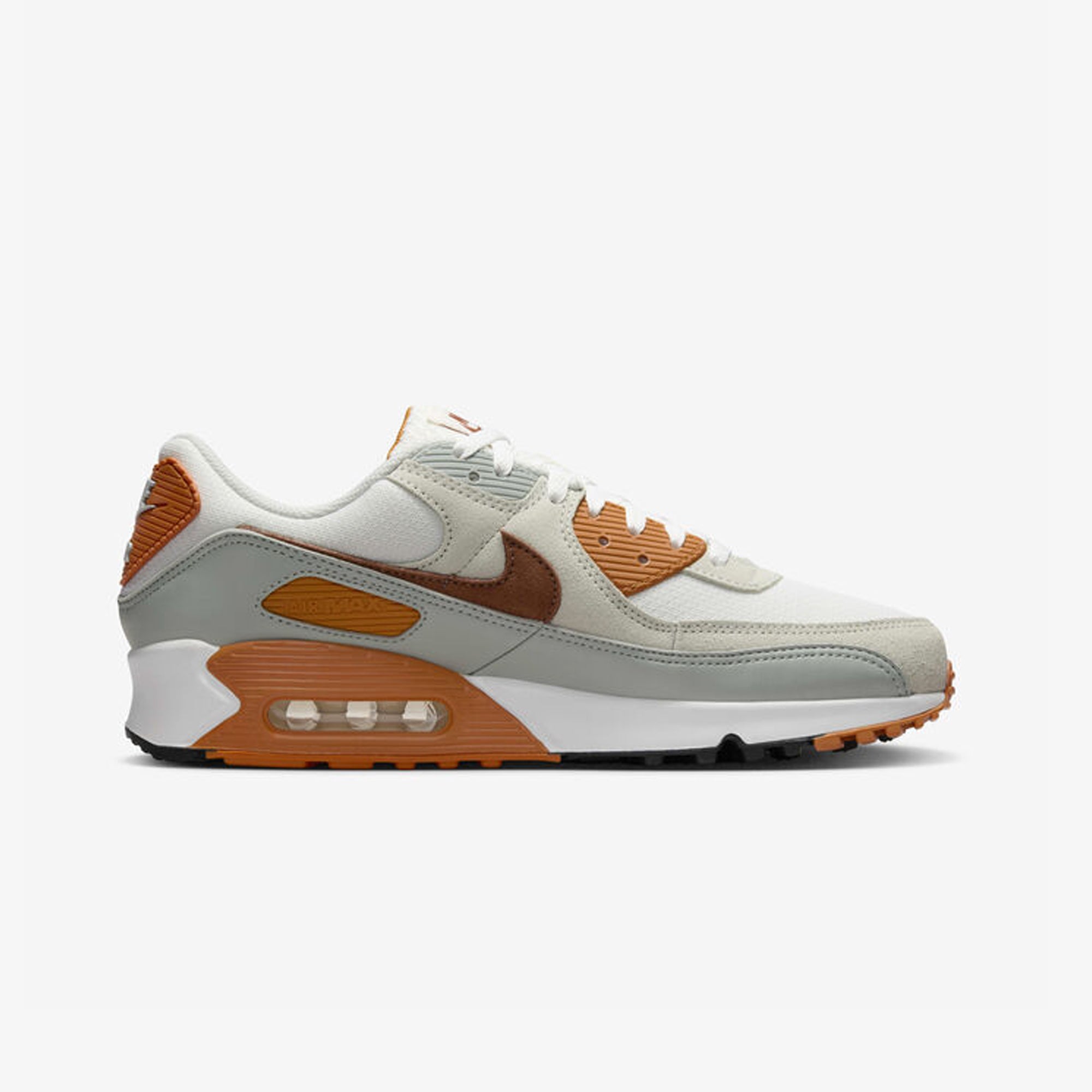 Nike | AIR MAX 90 { SUMMIT WHITE/LT BRITISH TAN-MONARCH
