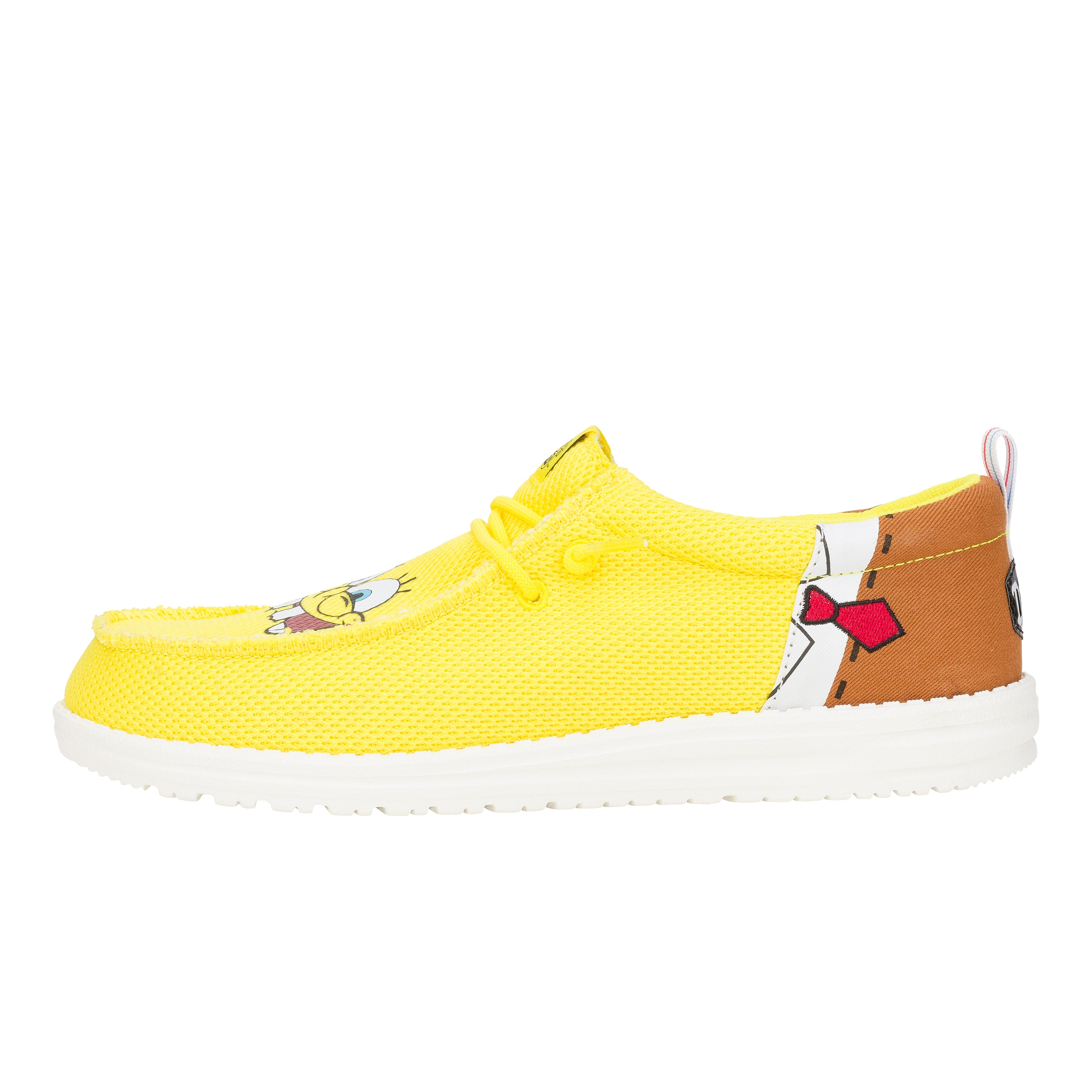HEYDUDE shoes Wally Funk SpongeBob - Brown/Yellow
