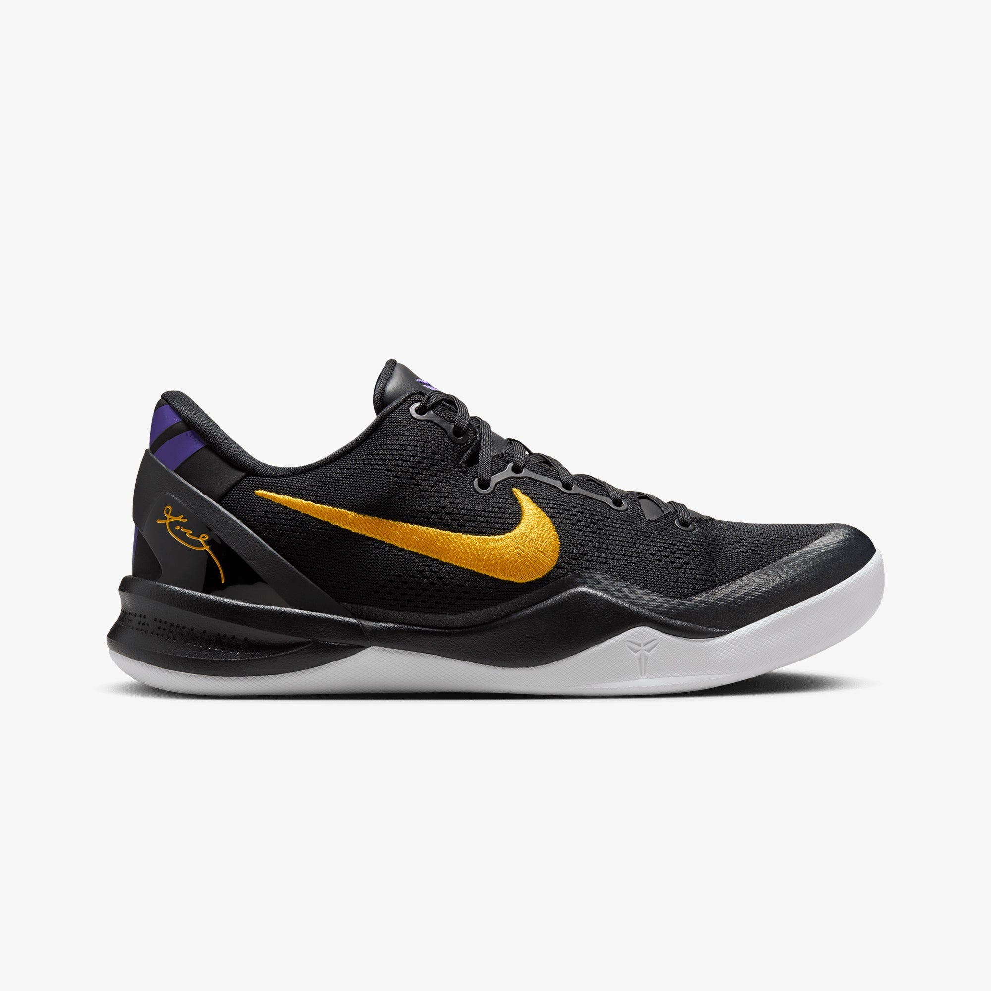 Nike | Kobe Bryant Kobe Viii Protro { Black/university Gold-white-court Purple