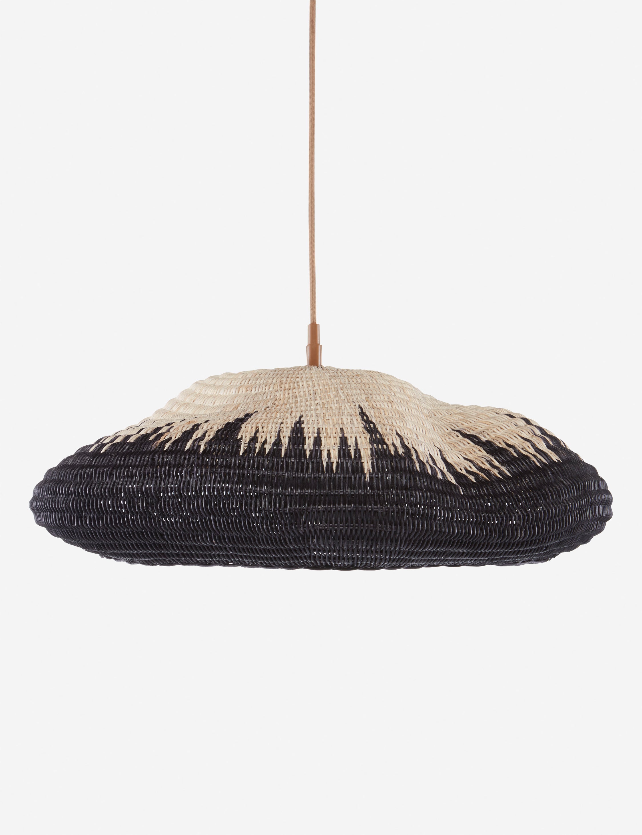 Lulu and Georgia Zikri Pendant Light – Black and Natural