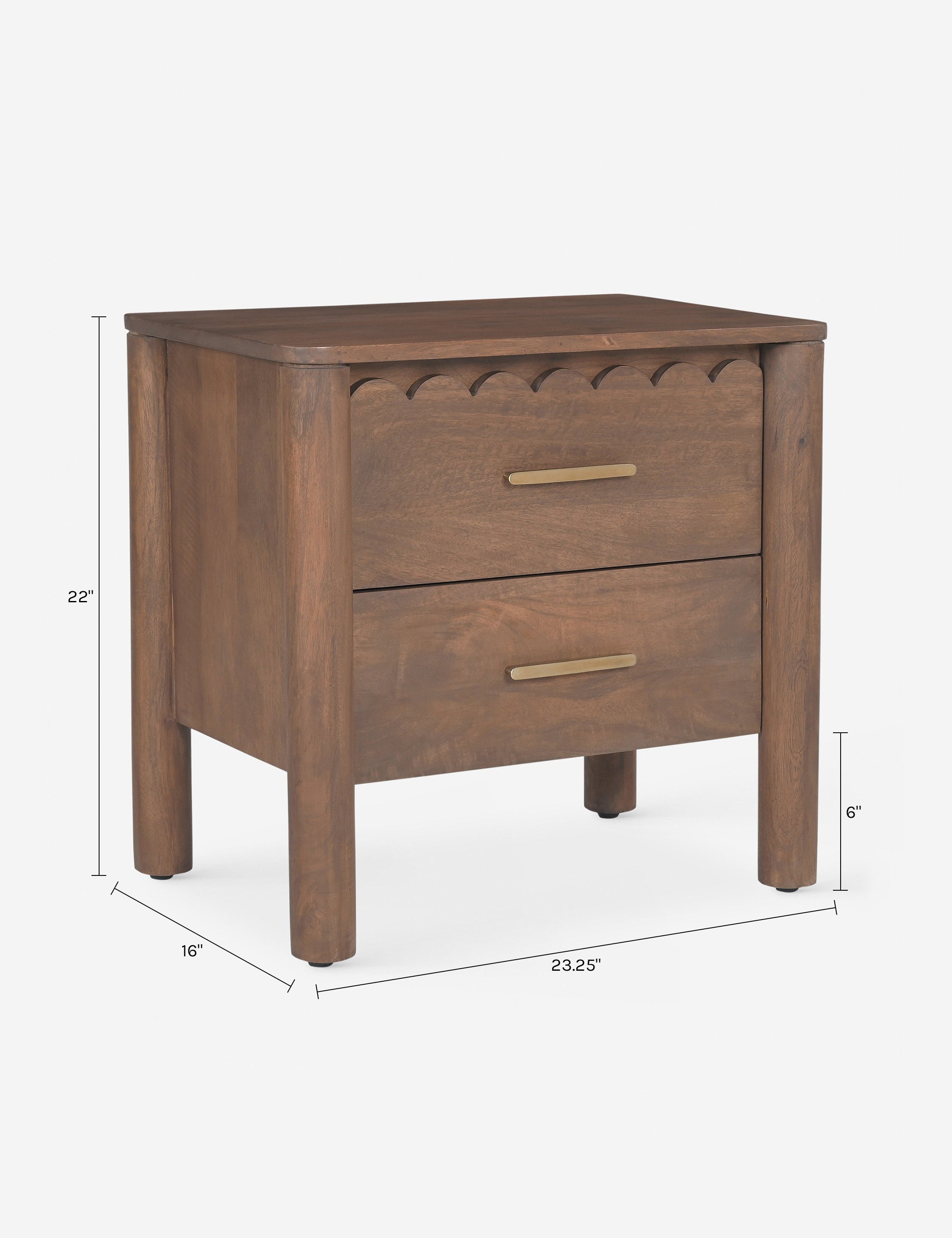 Lulu and Georgia Samantha Nightstand – Brown - view 8