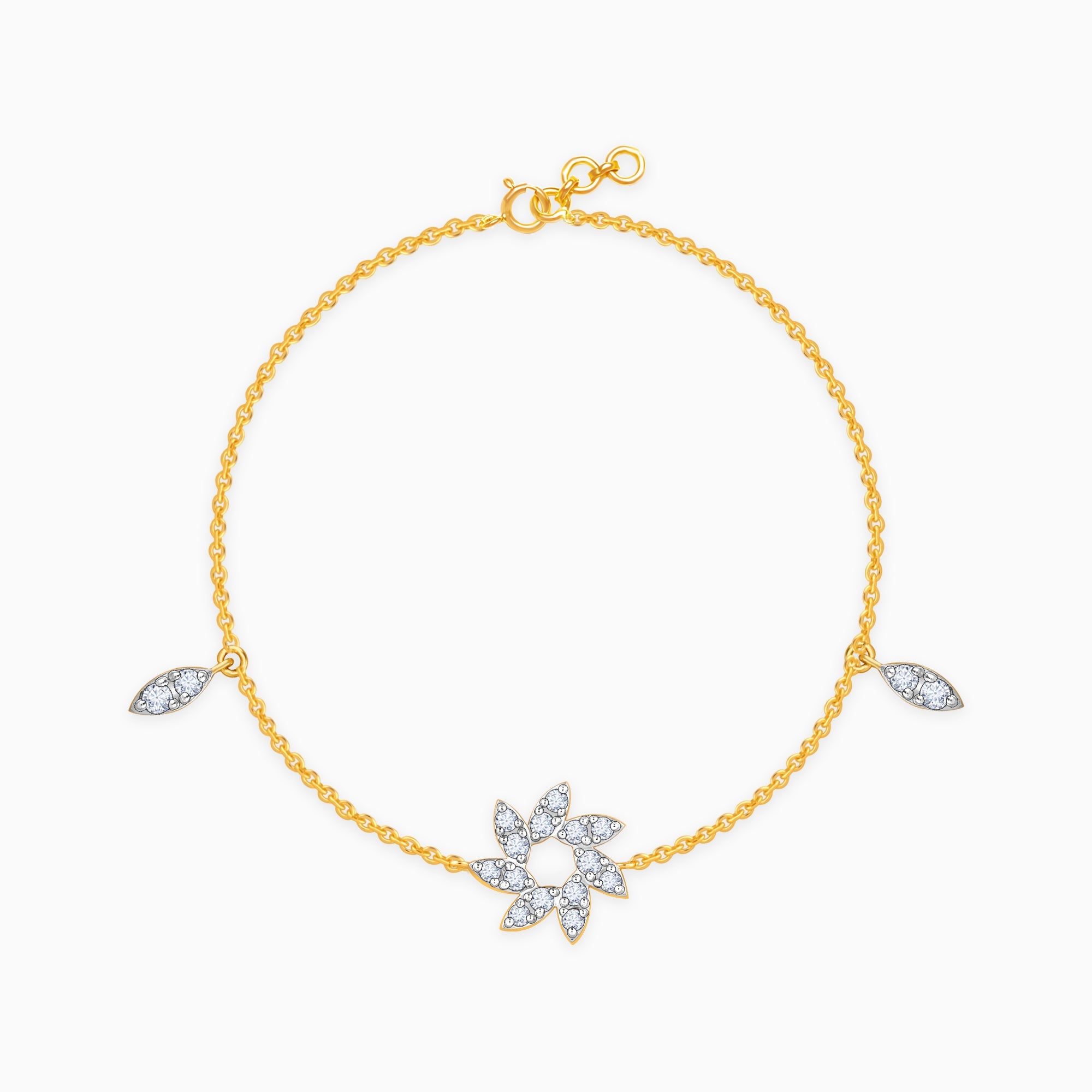 GIVA Jewellery Gold Belezza Diamond Bracelet