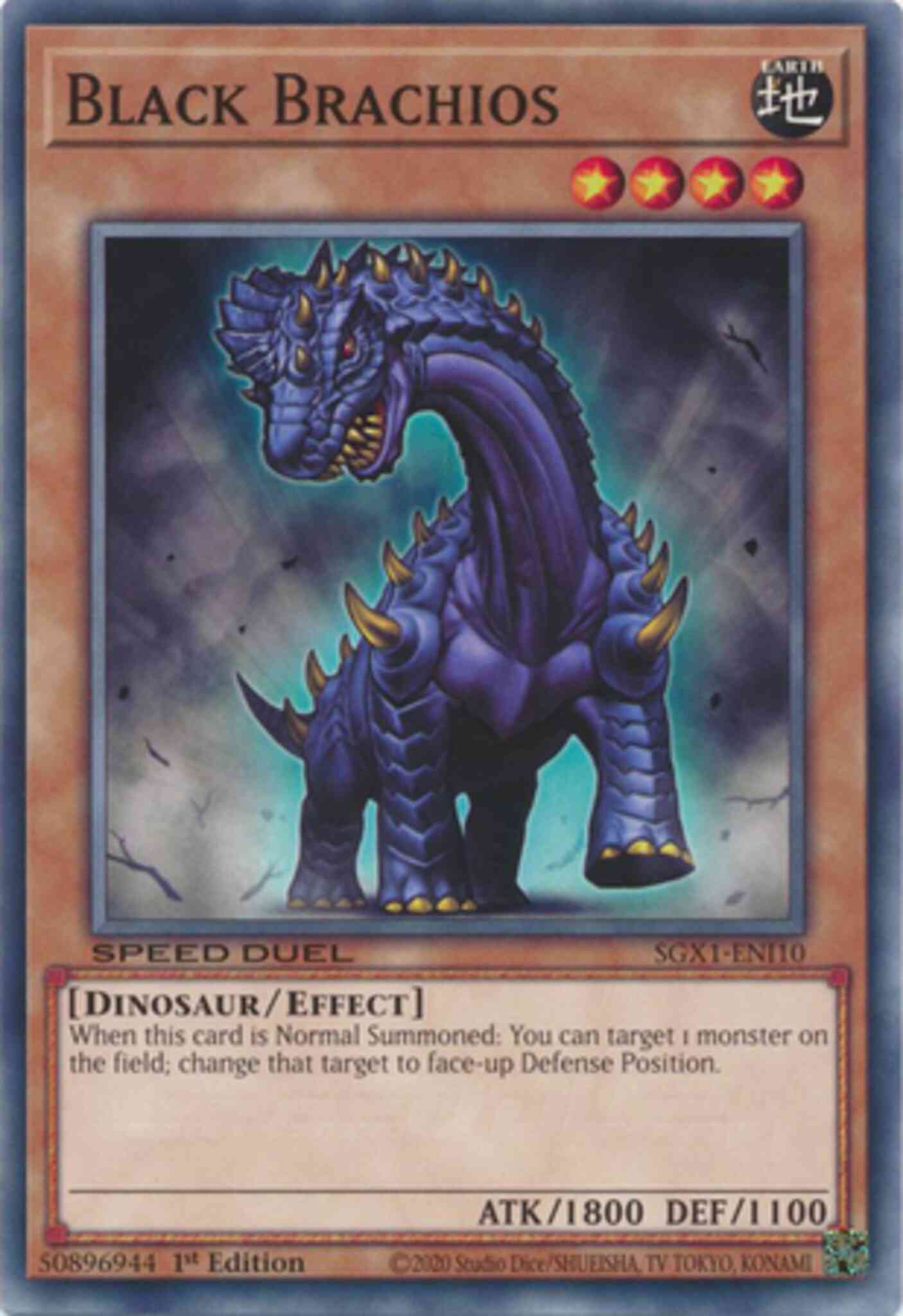 Yu-Gi-Oh! Black Brachios - SGX1-ENI10 - Common - 1st Edition