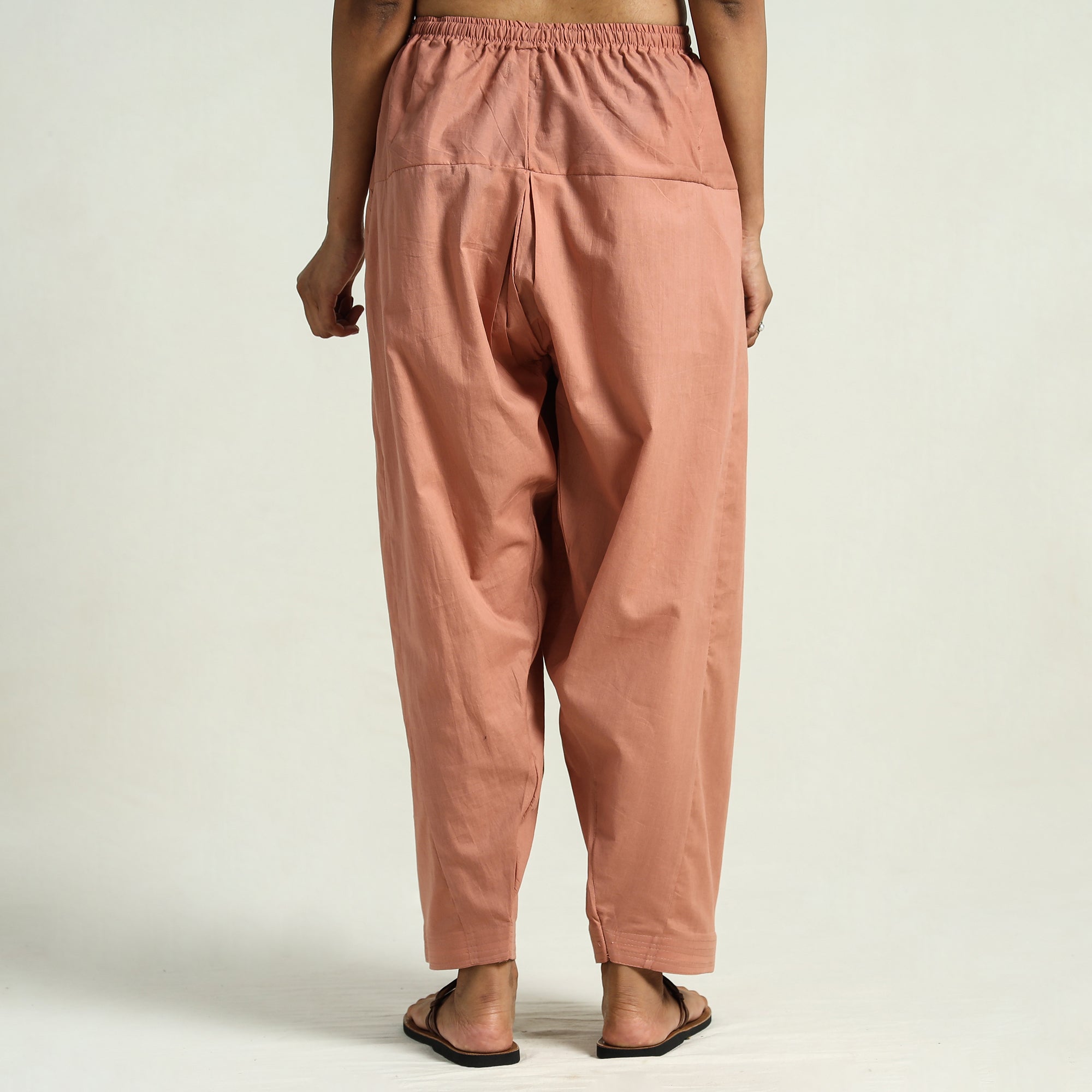 ITOKRI CASUALS Brown - Plain Cotton Women Salwar 04 - view 6