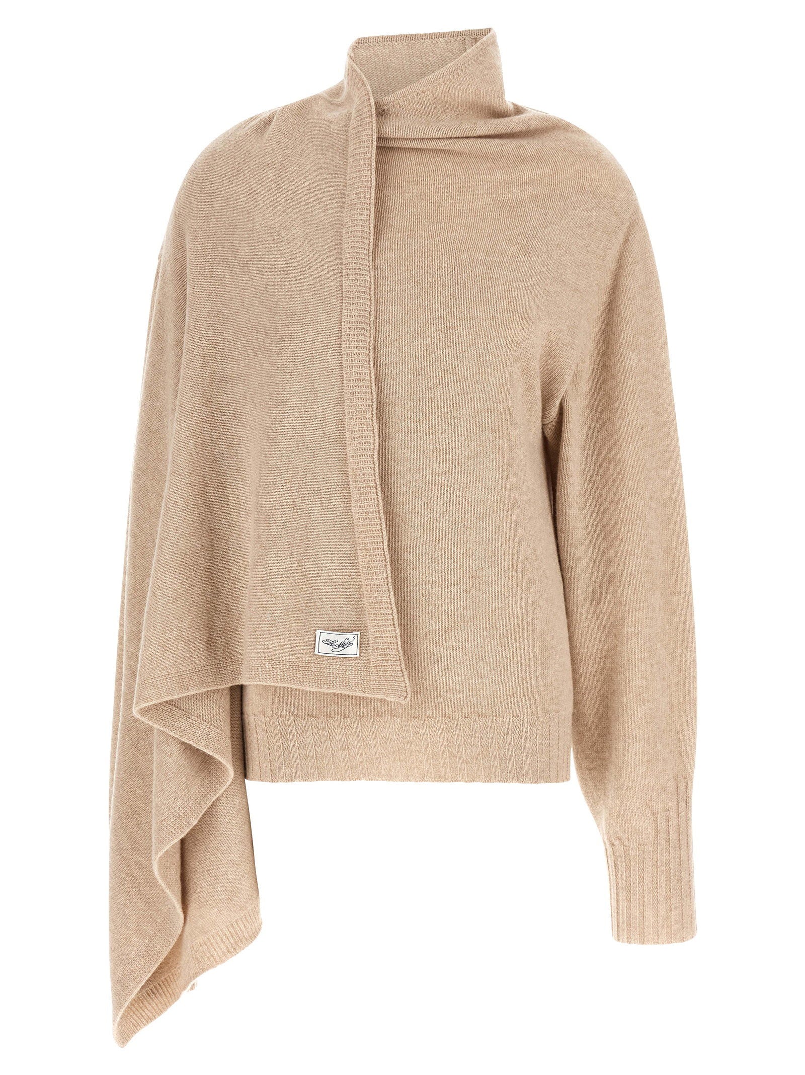 The Attico Sweater With Scarf – 100% cashmere