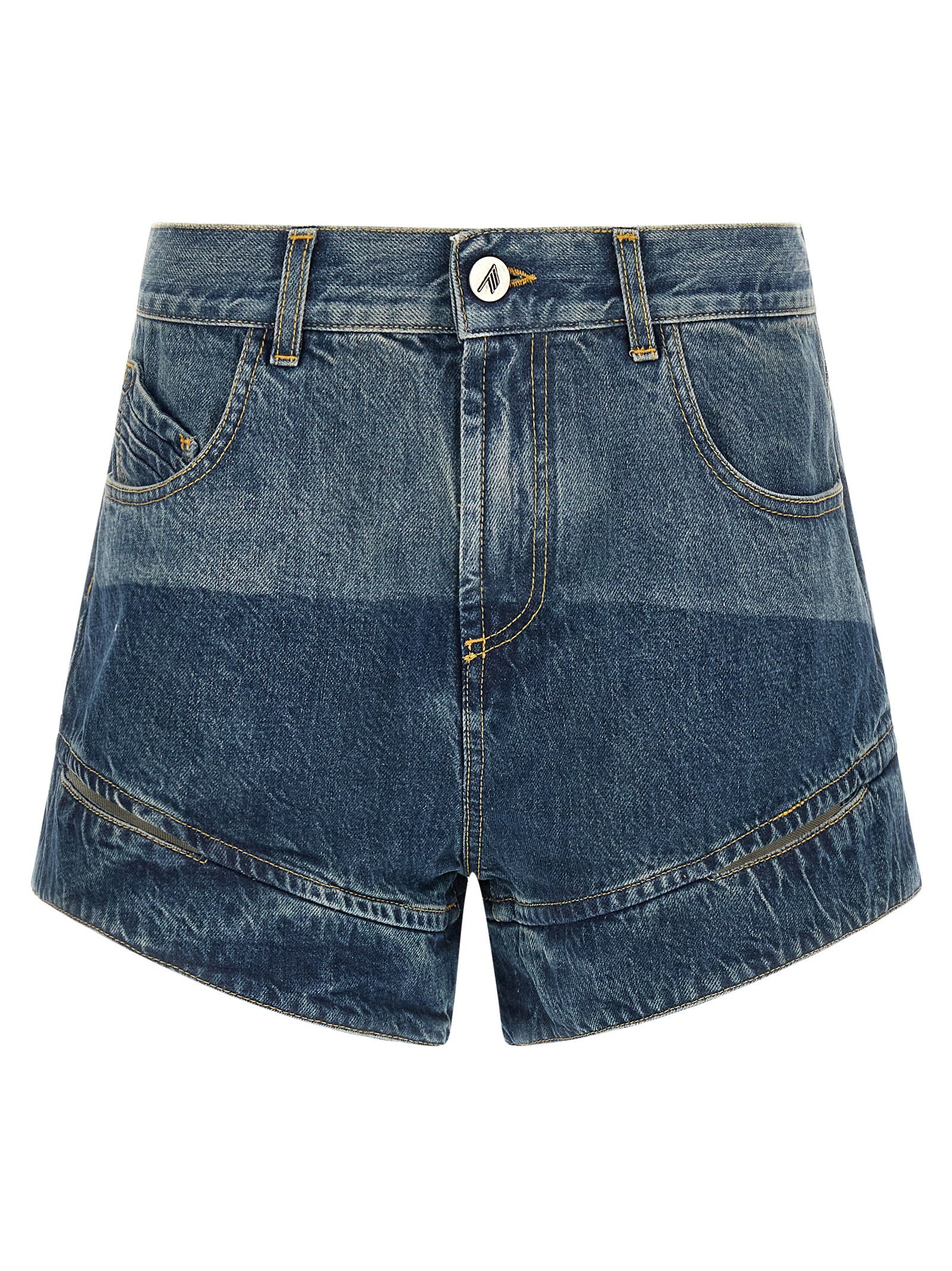 The Attico Cut-out Shorts – 100% cotton