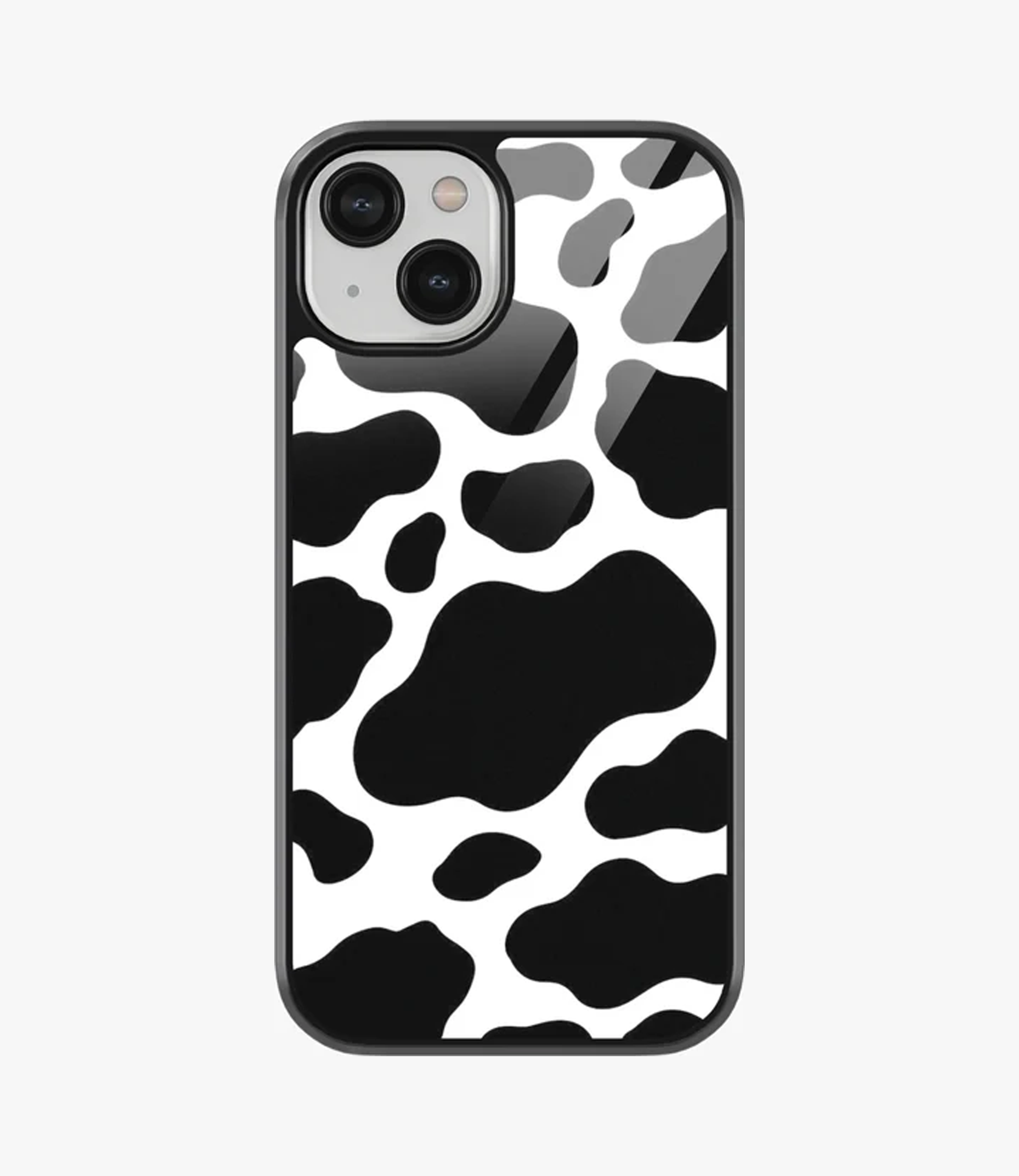 The Case Company Y2K Black Cow Print Metal Case for iPhone 14 Plus