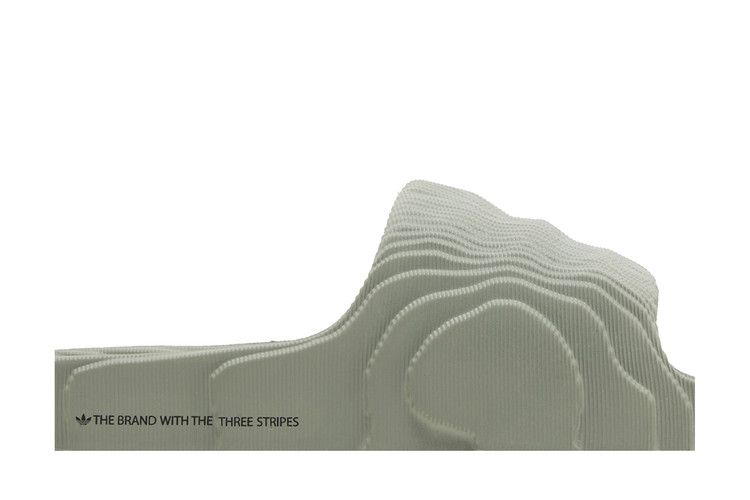 Yeezy adidas Adilette 22 Slides Silver Green (Women's) - view 2