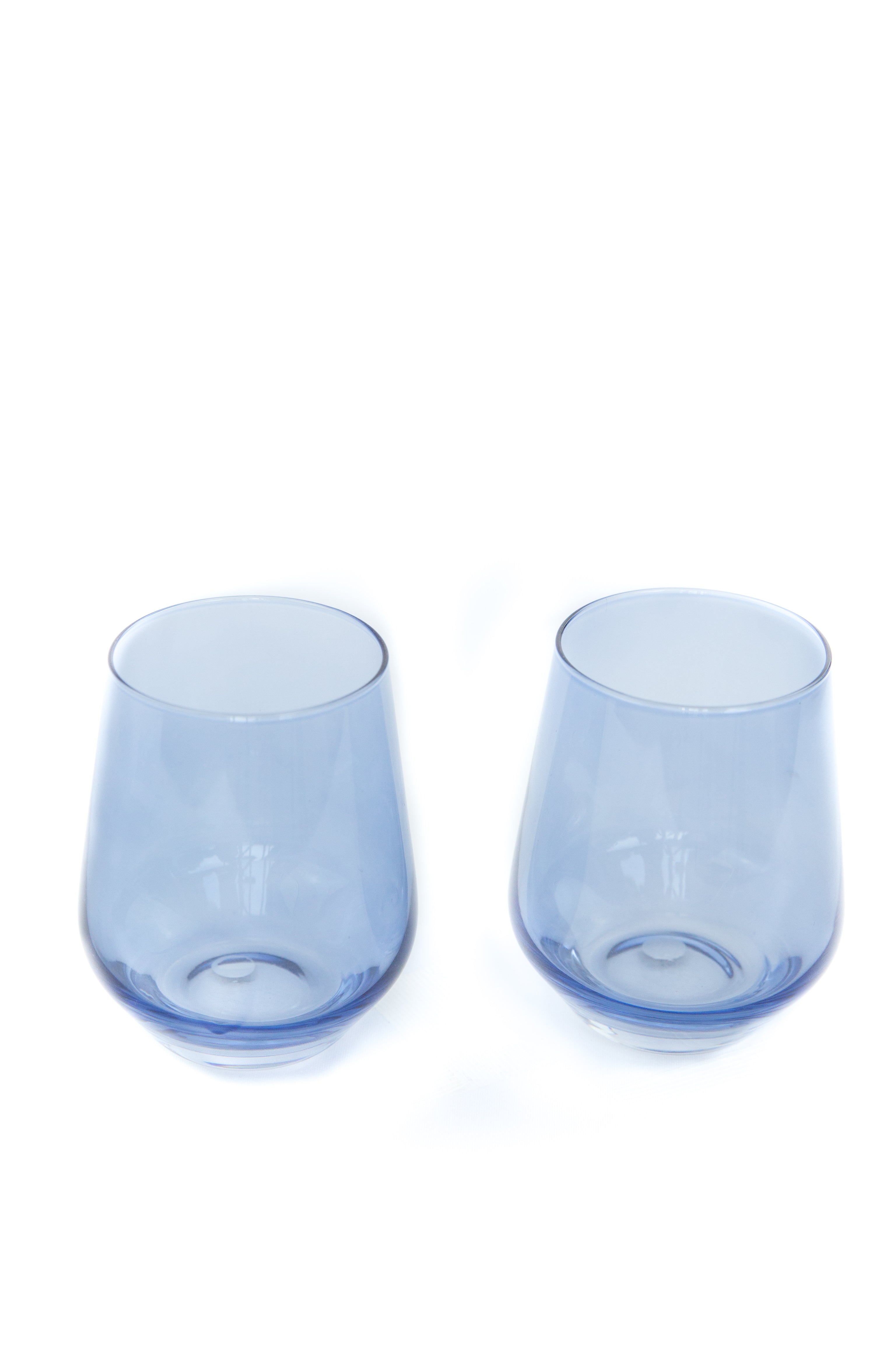Estelle Colored Glass Estelle Colored Wine Stemless - Set of 6 {Cobalt Blue} - view 12