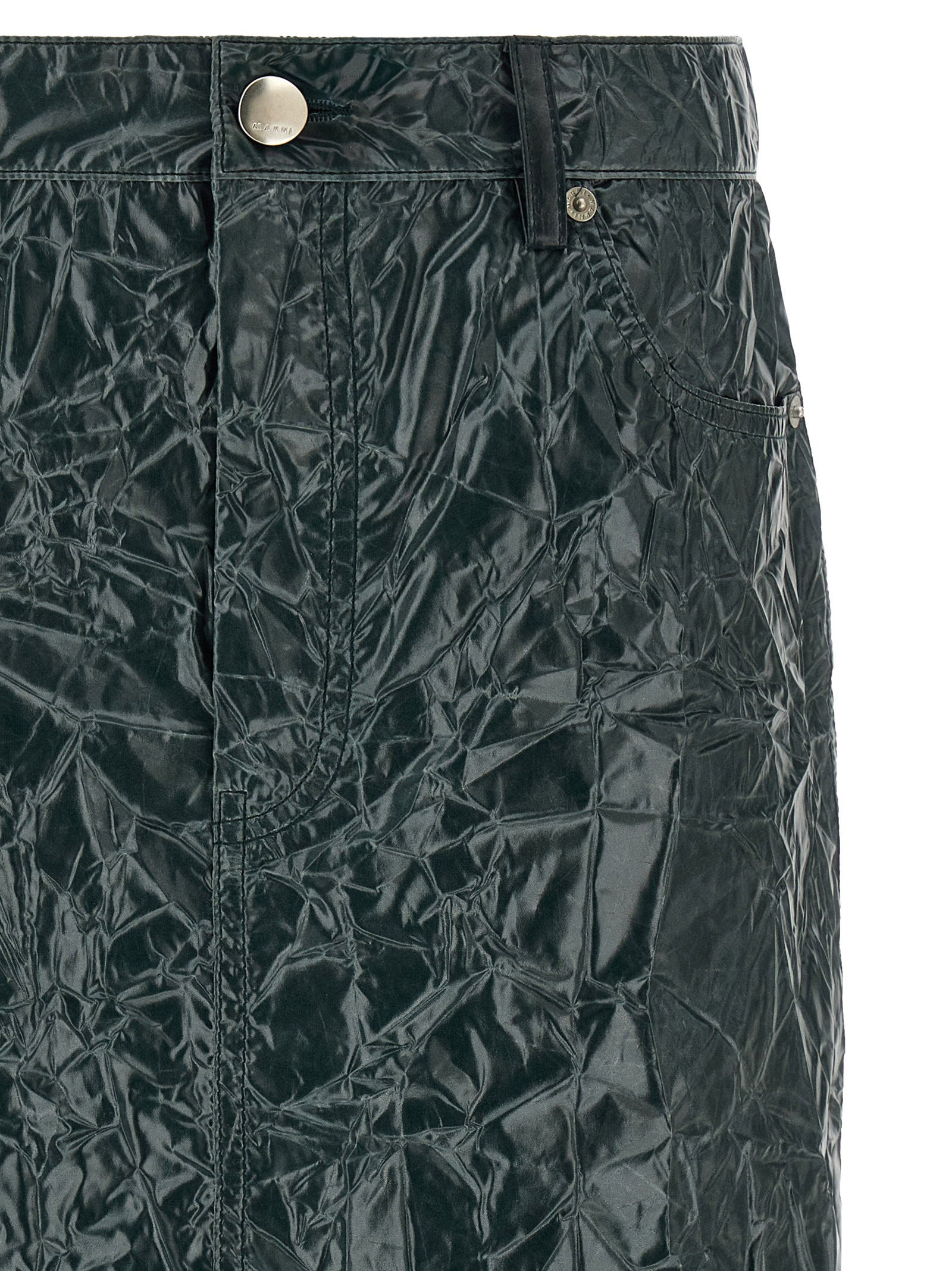 Marni Skirt With A Wrinkled Effect – 100% polyester - view 3