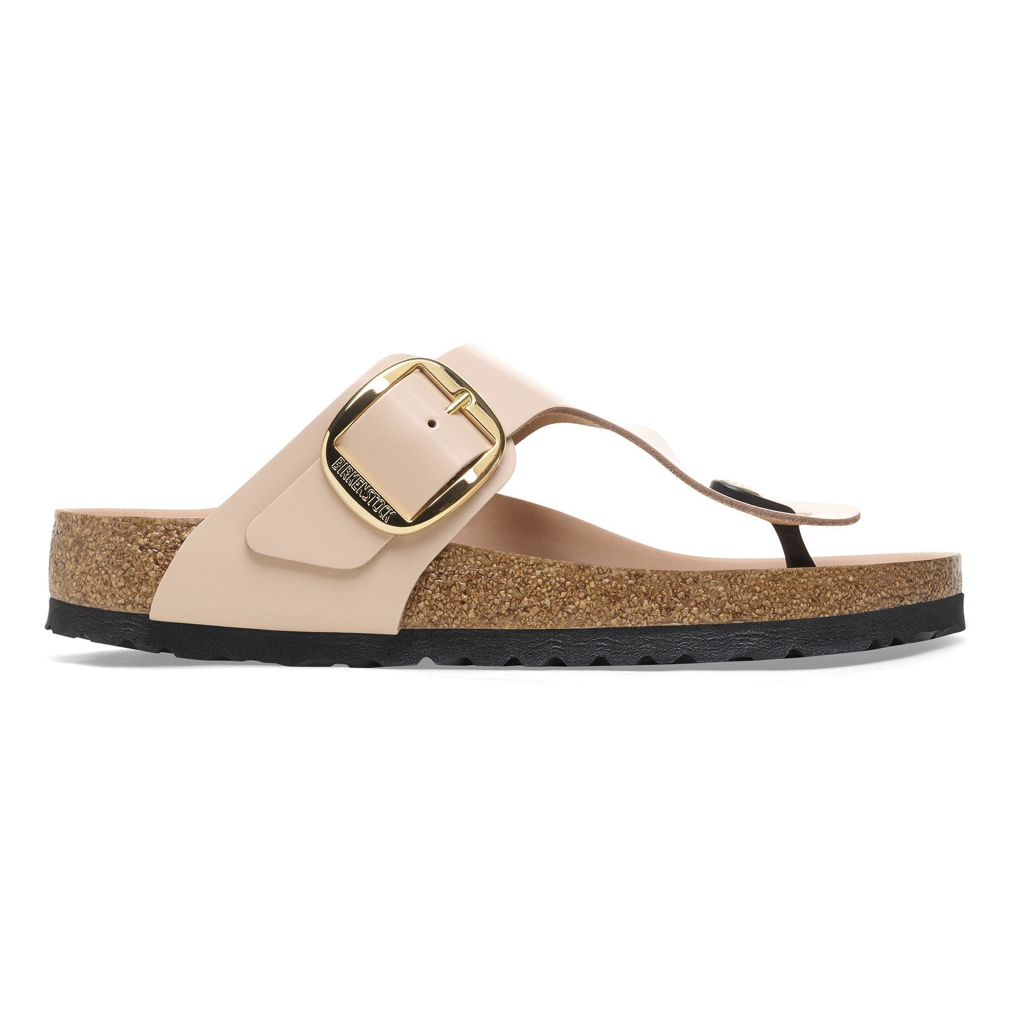Birkenstock Gizeh Big Buckle Natural Leather Patent - view 4