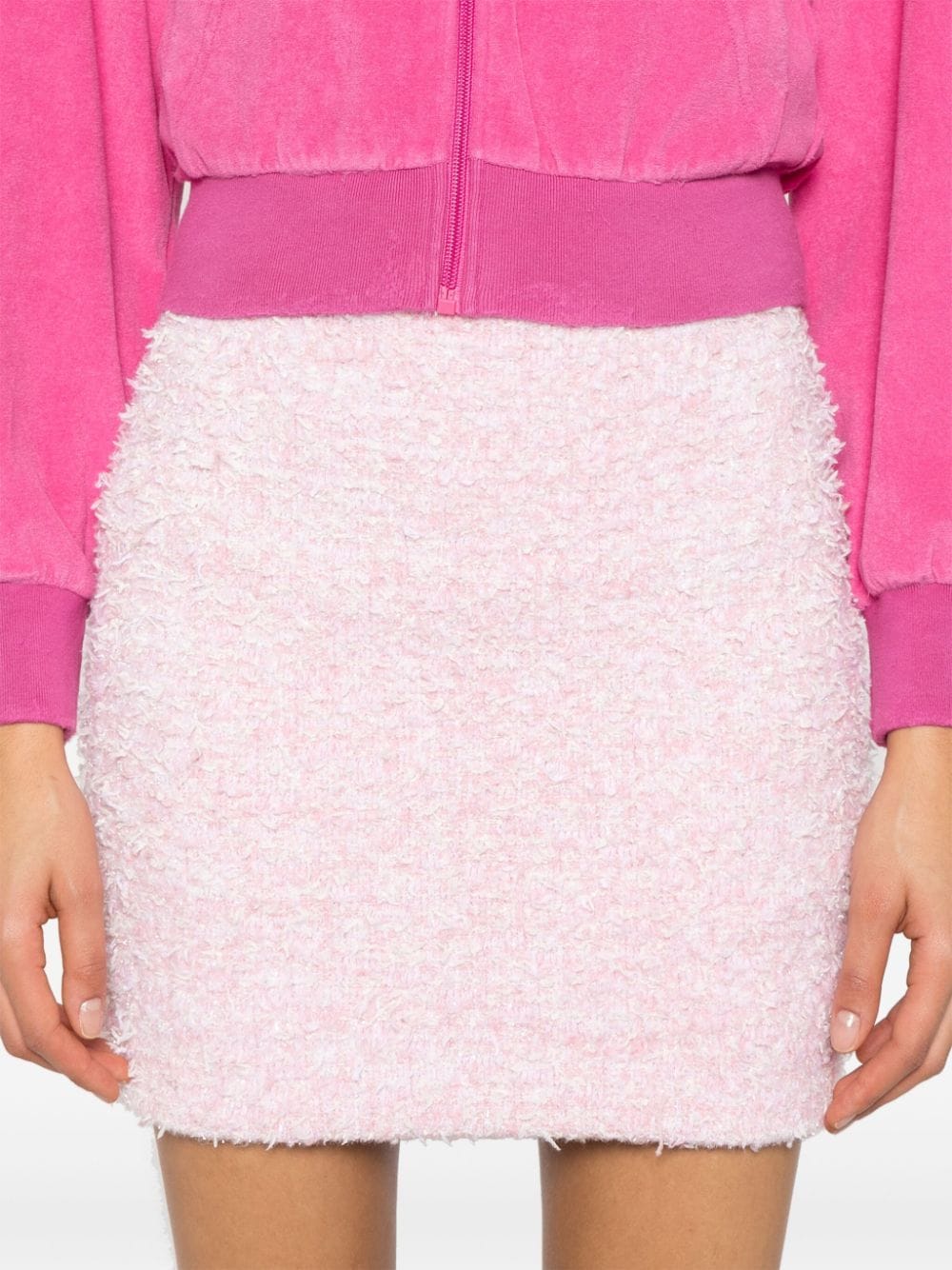 Balenciaga Tweed bouclé mini skirt - view 5