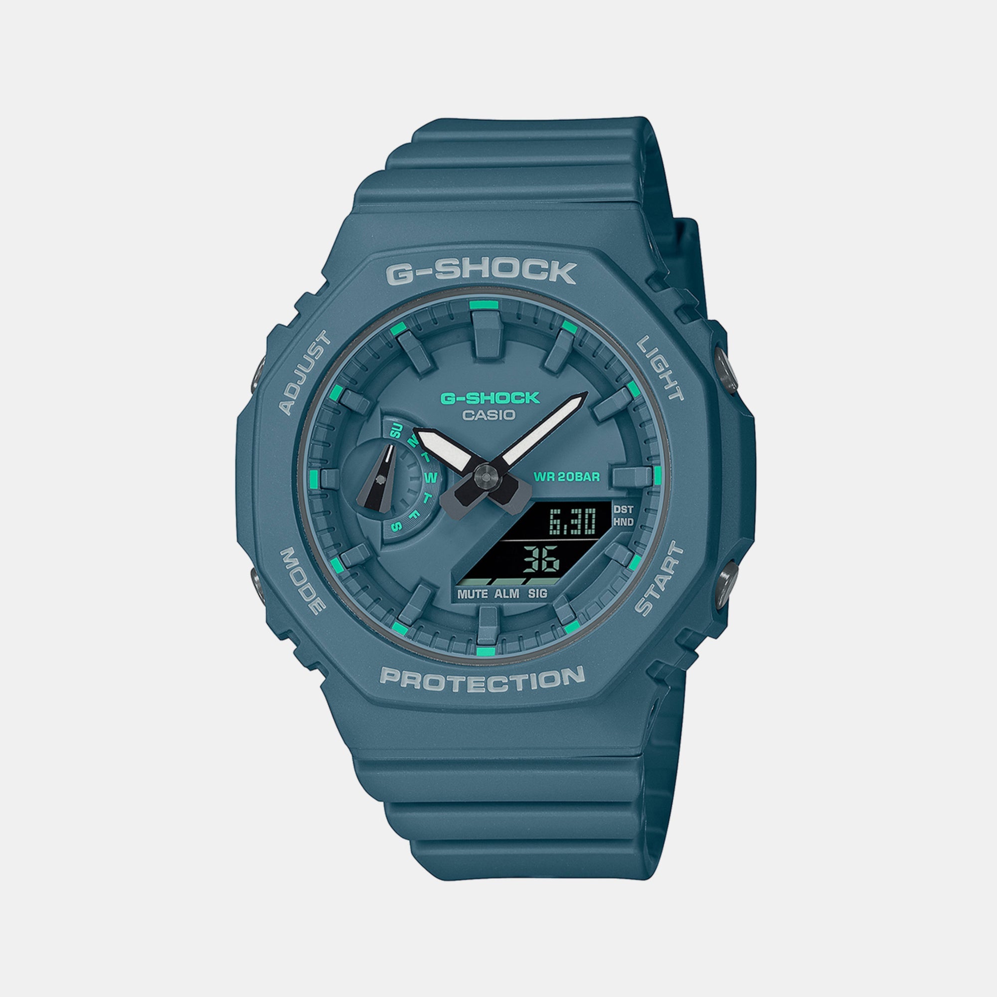 Casio G-Shock Women Women Quartz Blue Dial Analog-Digital Resin Watch G1376