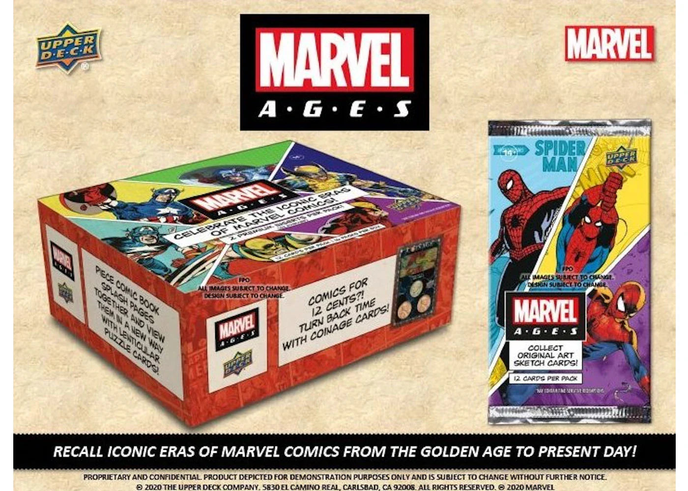 2020 Upper Deck Marvel Ages Hobby Box