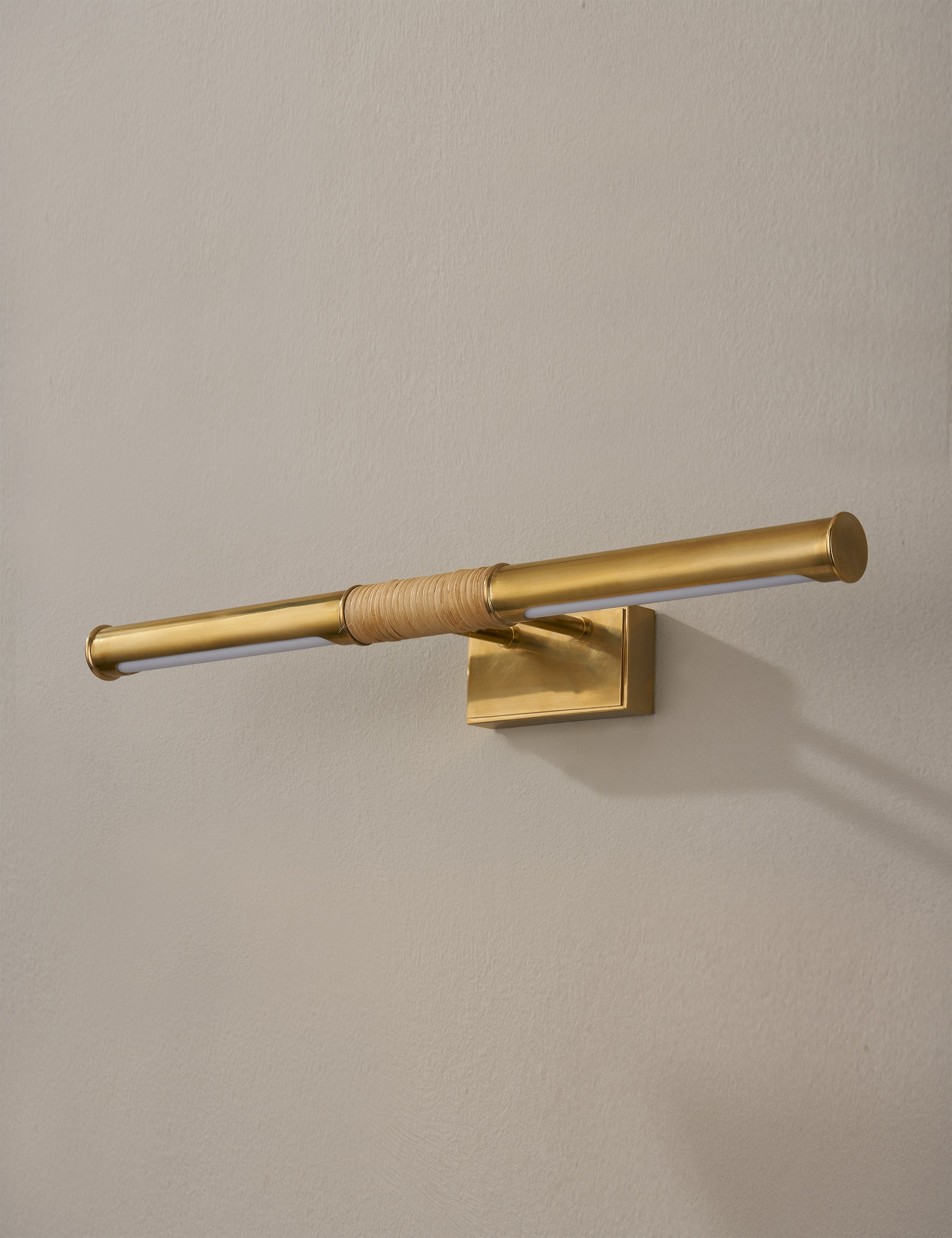 Lulu and Georgia Calvin Picture Light – Aged Brass - view 2