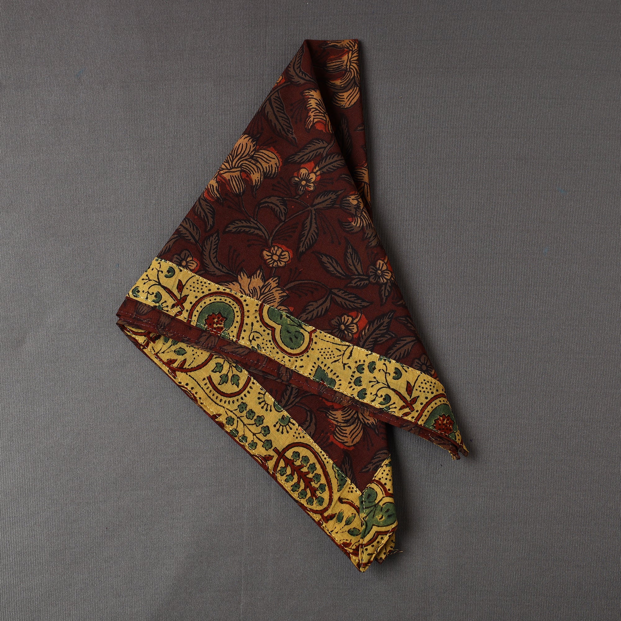 NOORI BAZAR Ajrakh Block Printed Cotton Bandana