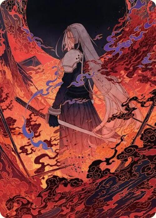 Magic 35/53 - Nibelheim Aflame Art Card [FINAL FANTASY: Art Series] [Non-Stamped]