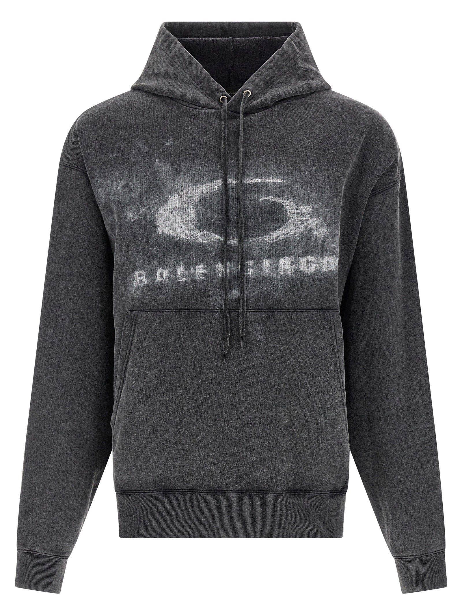 Balenciaga Washed Crayon Loop Hoodie – 100% cotton