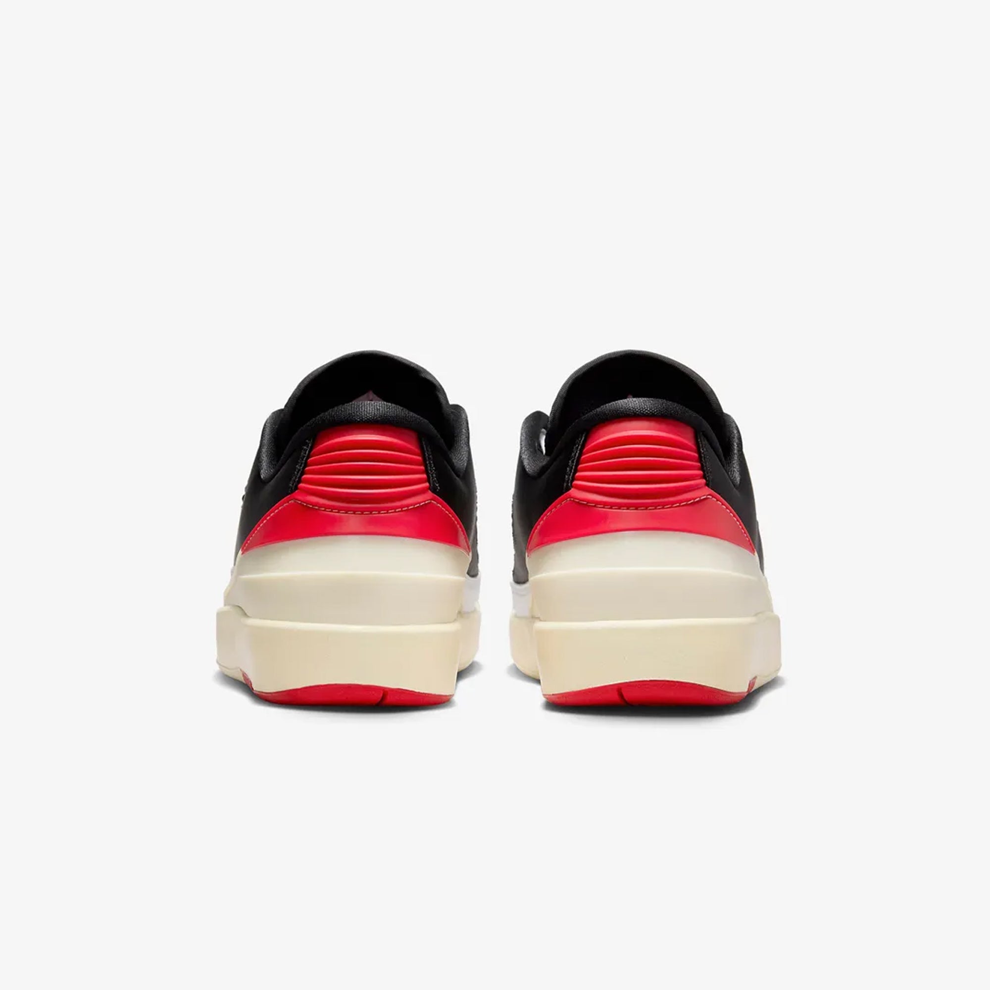 Jordan | AIR JORDAN 2 RETRO LOW { WHITE/UNIVERSITY RED-BLACK-COCONUT MILK - view 2