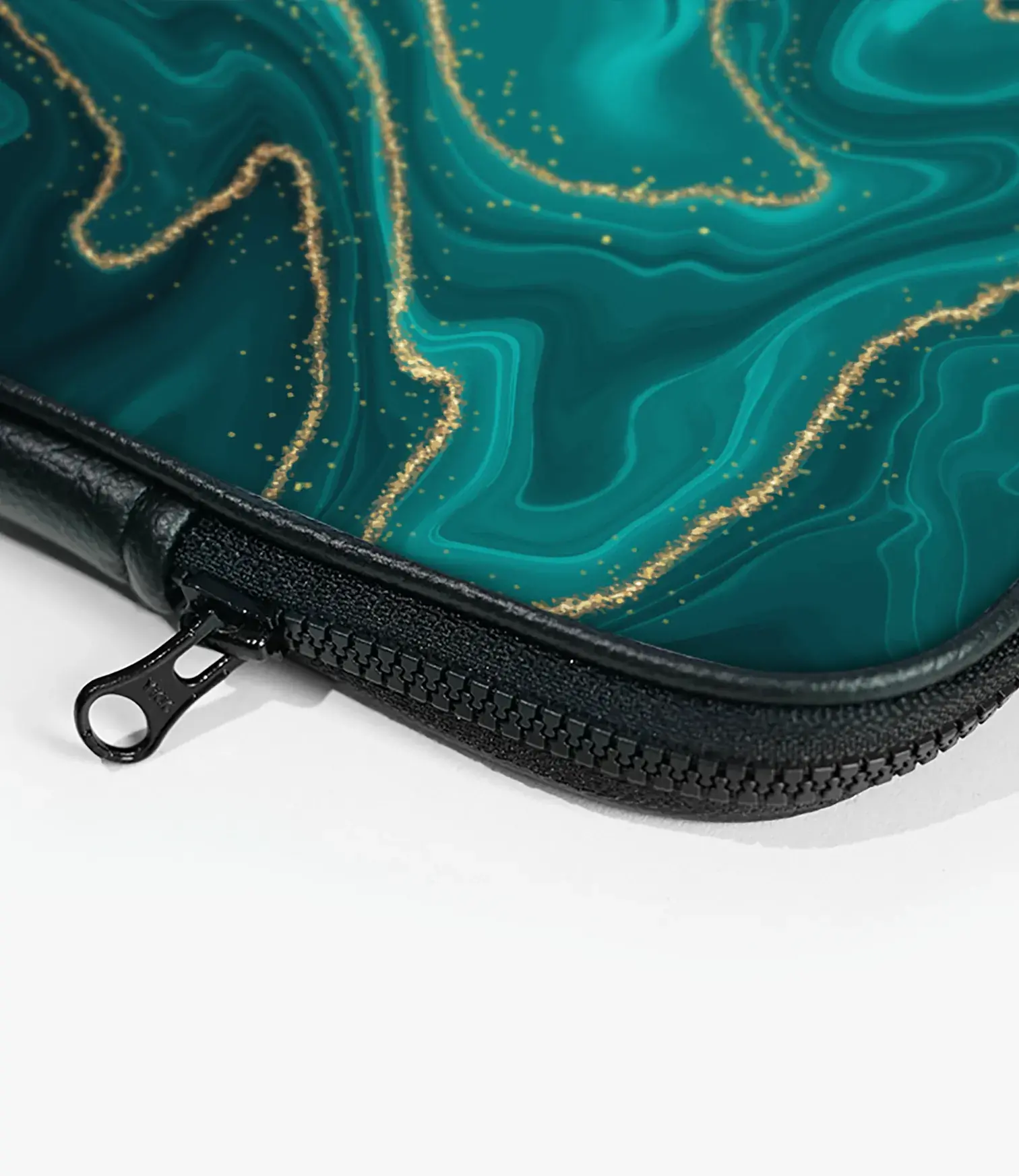 The Case Company Turquoise Marble Laptop Sleeve - view 2
