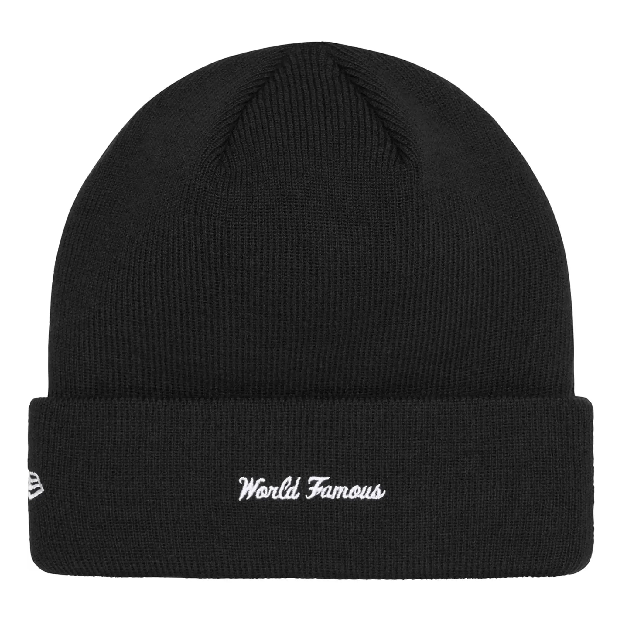 Supreme New Era Box Logo Beanie Black - view 2