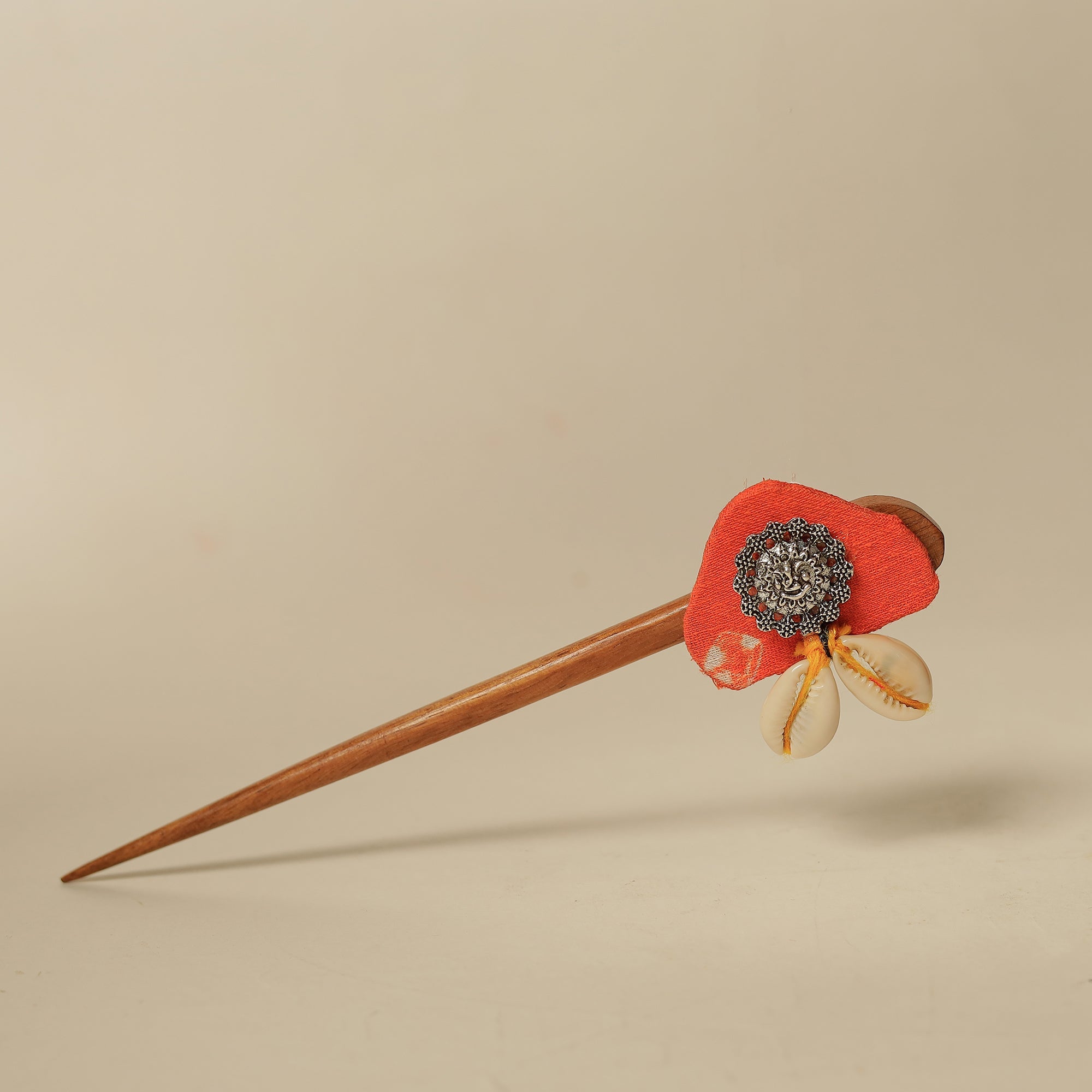JALPARI Aradhya GS Shell Work Wooden Handmade Juda Stick - view 2