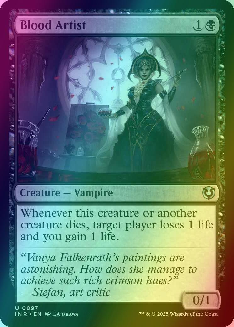 Blood artist 97 – Magic Blood Artist [97] [Innistrad Remastered] [Foil]