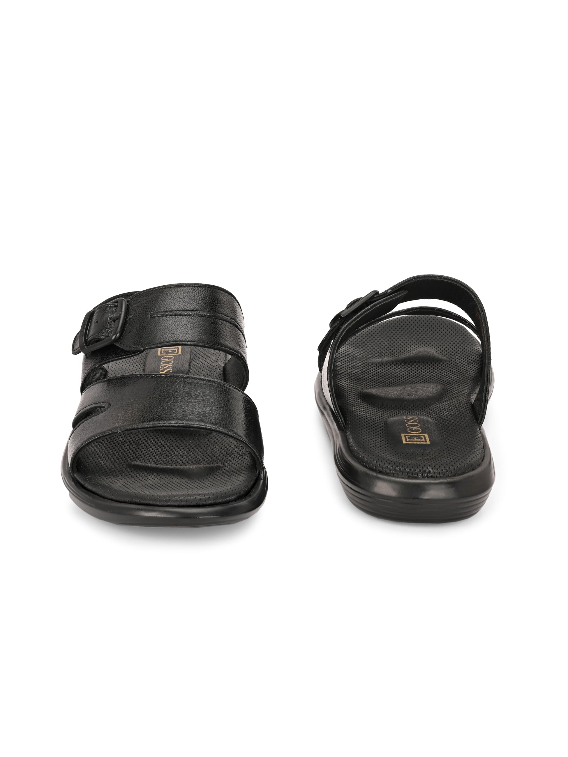 Egoss Shoes Egoss Leather Slippers For Men - view 12