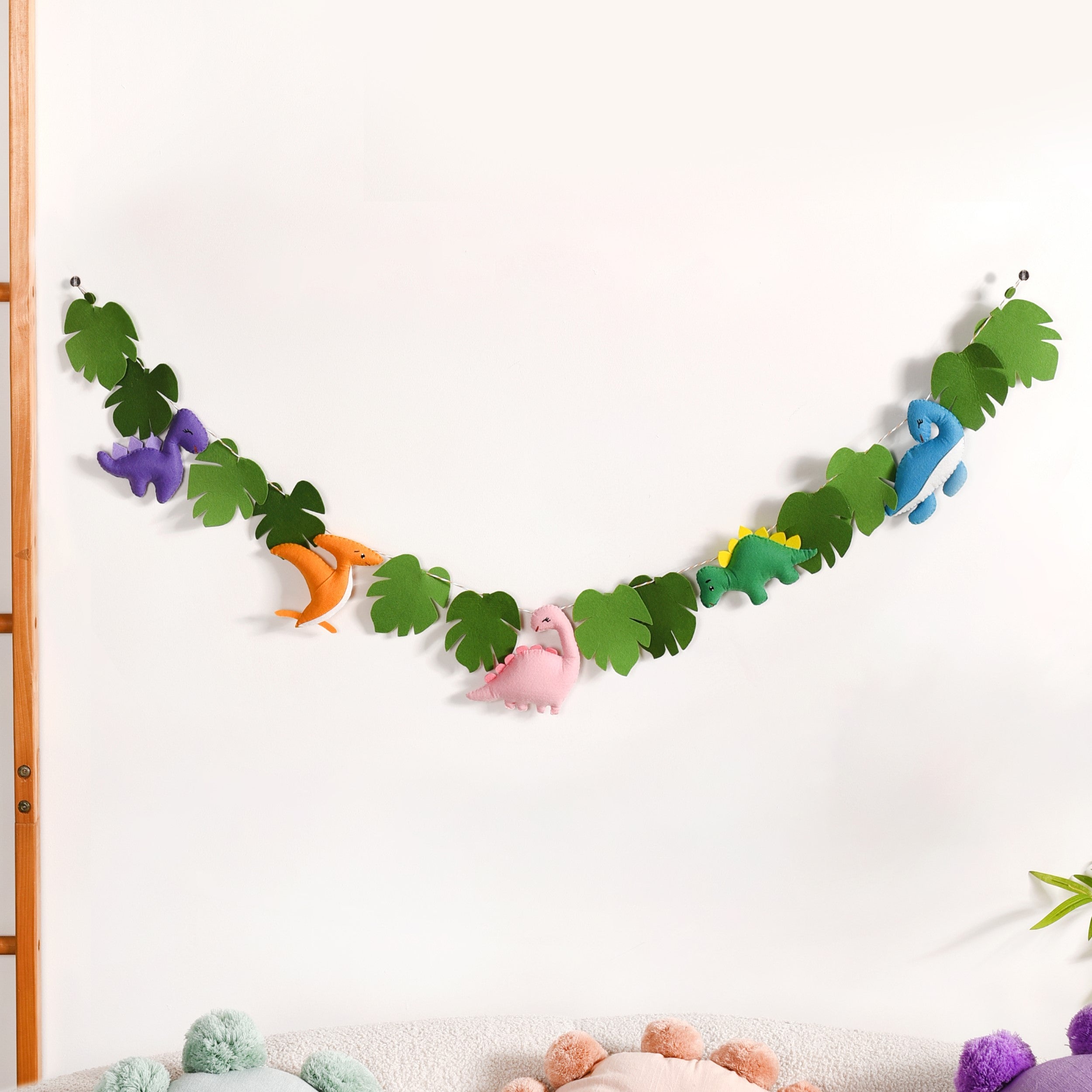 Nestasia Playful Dinosaur Nursery Bunting For Room Decor