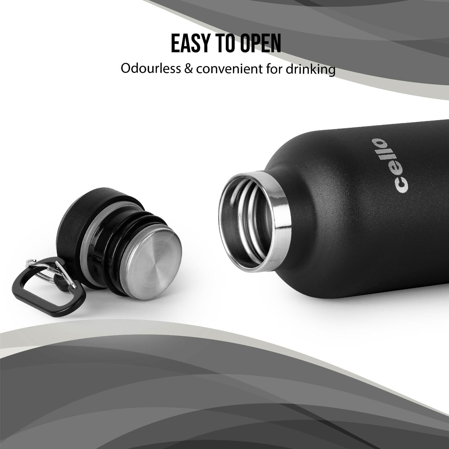 Cello Duro Hector Flask, Vacusteel Water Bottle - view 69