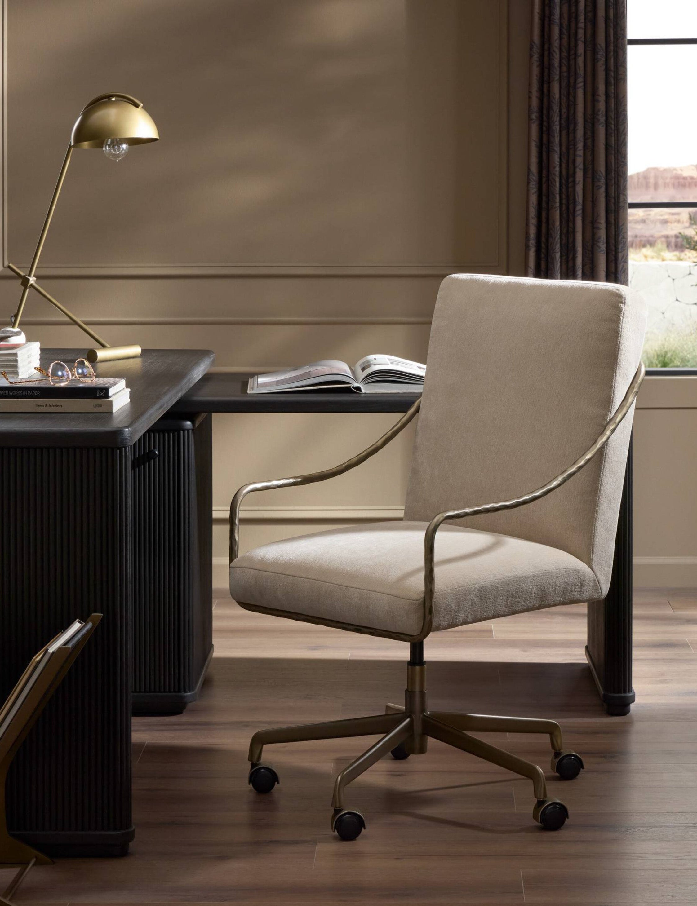 Lulu and Georgia Crispin Desk Chair – Cream - view 2