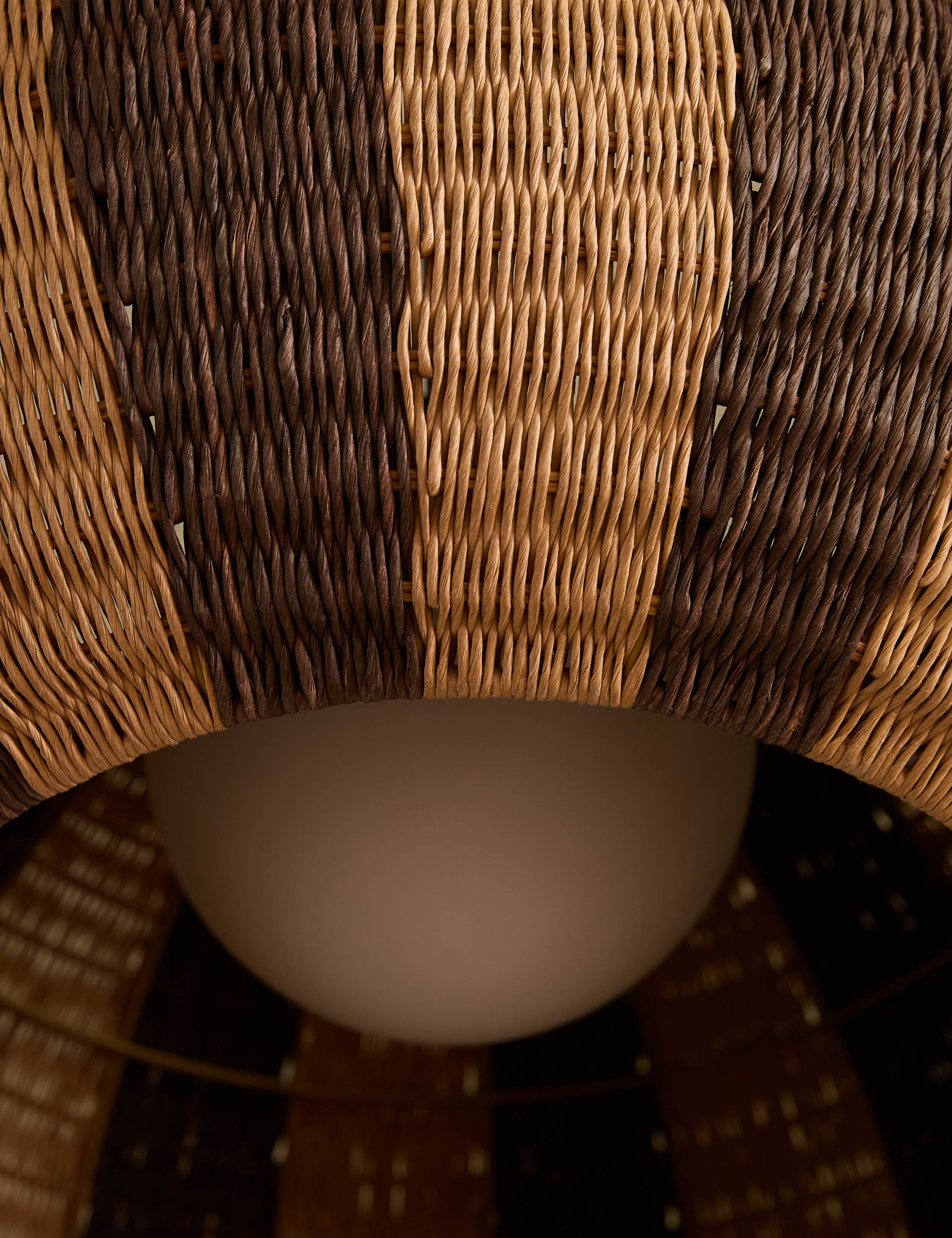 Lulu and Georgia Sellani Pendant Light – Natural Stripe - view 8