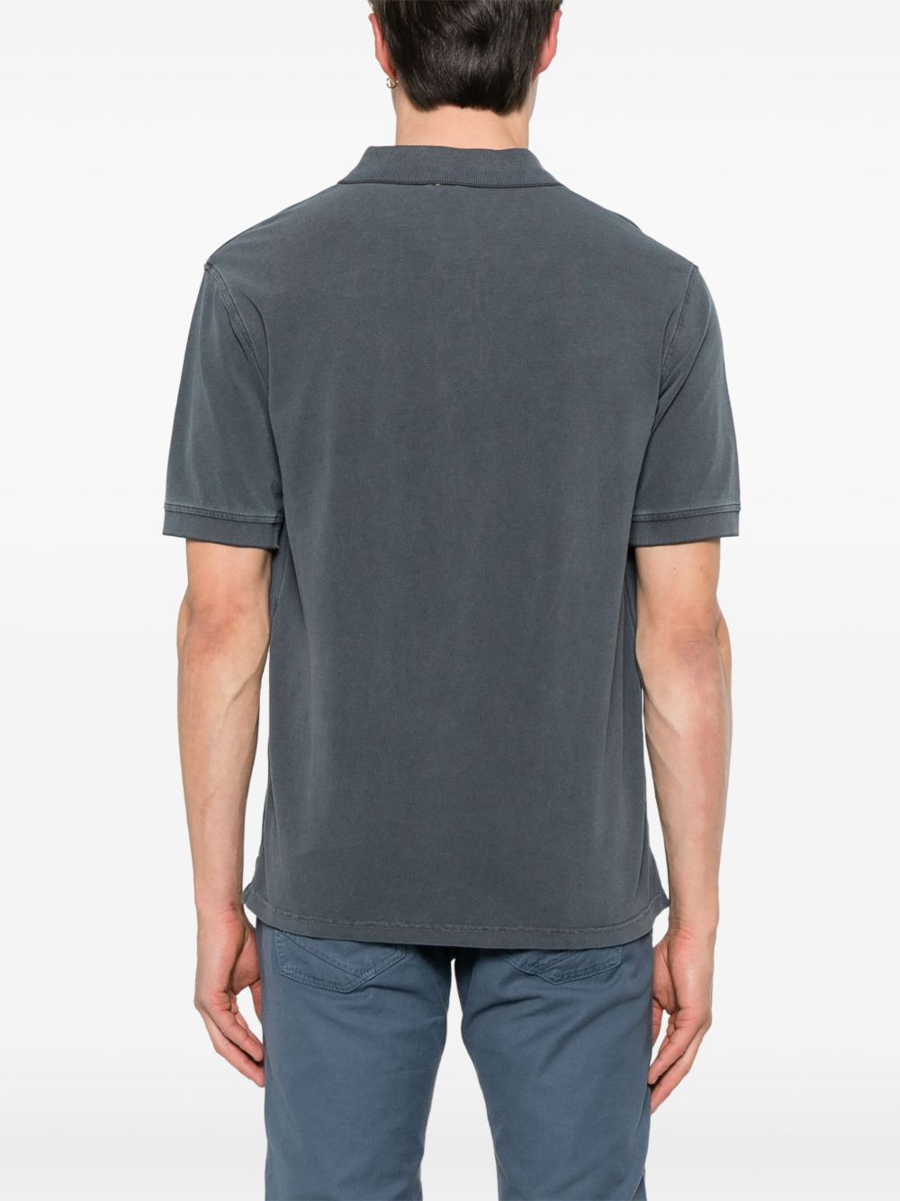 Herno Logo cotton polo shirt – Cotton 100% - view 3