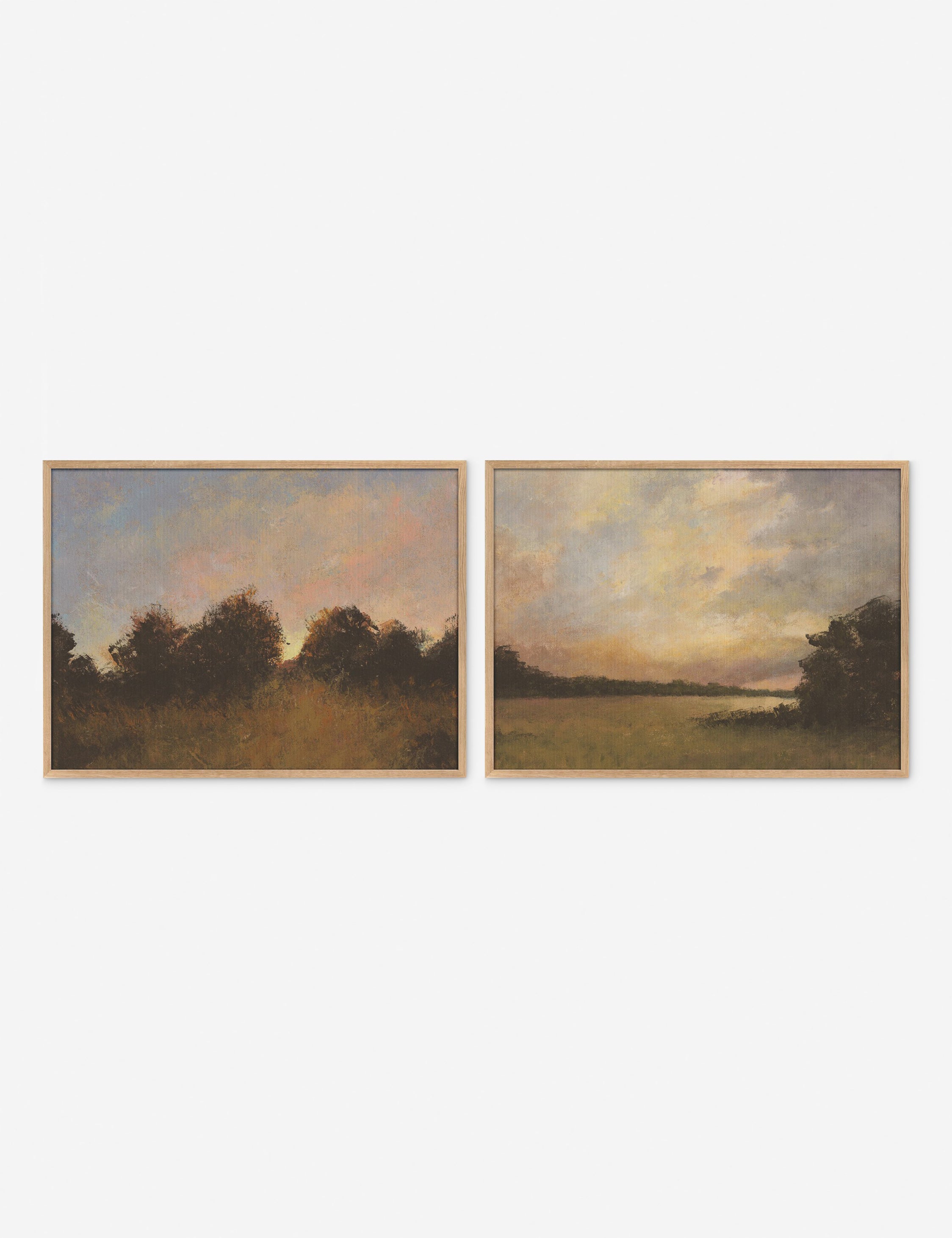 Lulu and Georgia Last Light Diptych Wall Art (Set of 2) by Aileen Fitzgerald