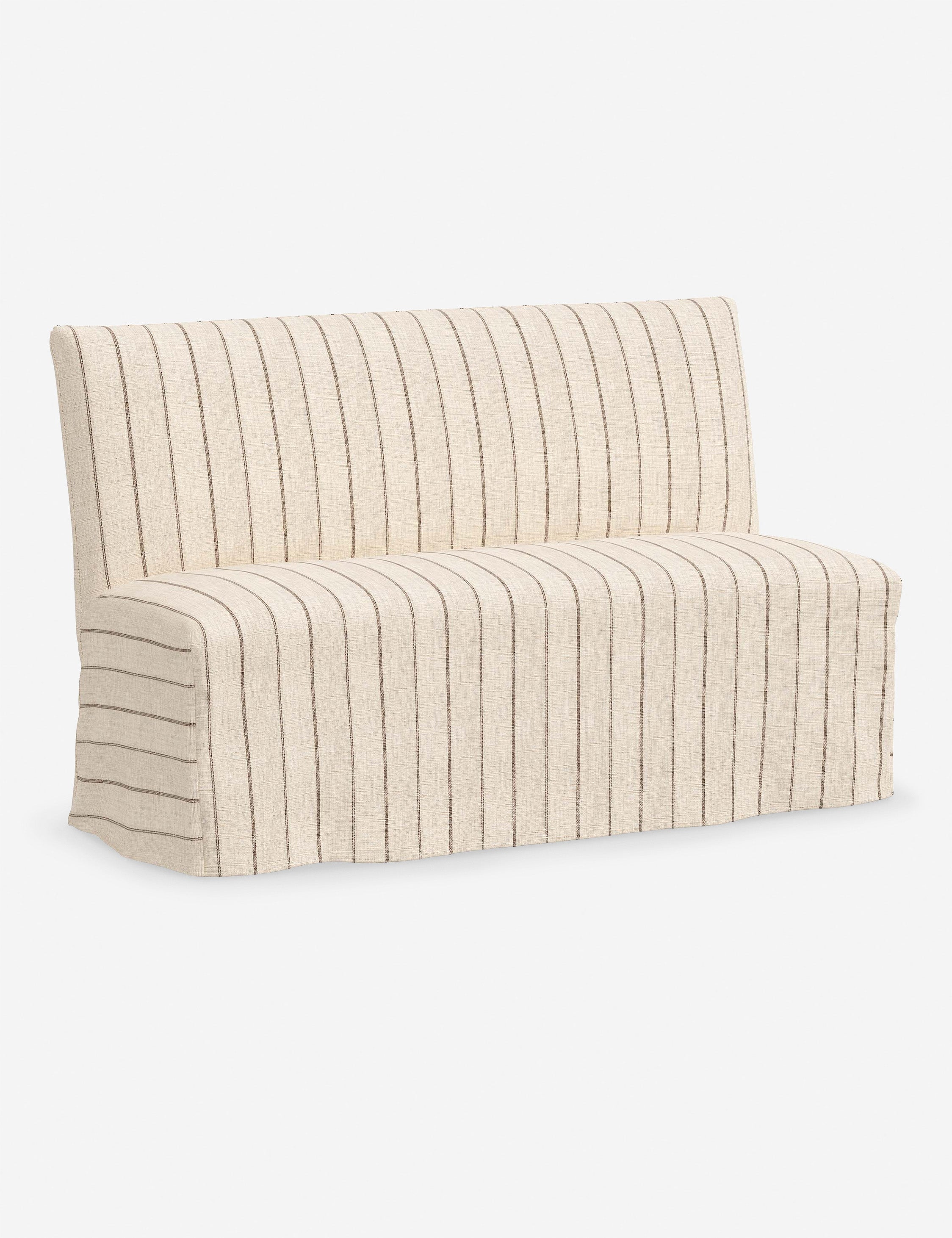 Lulu and Georgia Haddan Slipcover Dining Bench - view 64