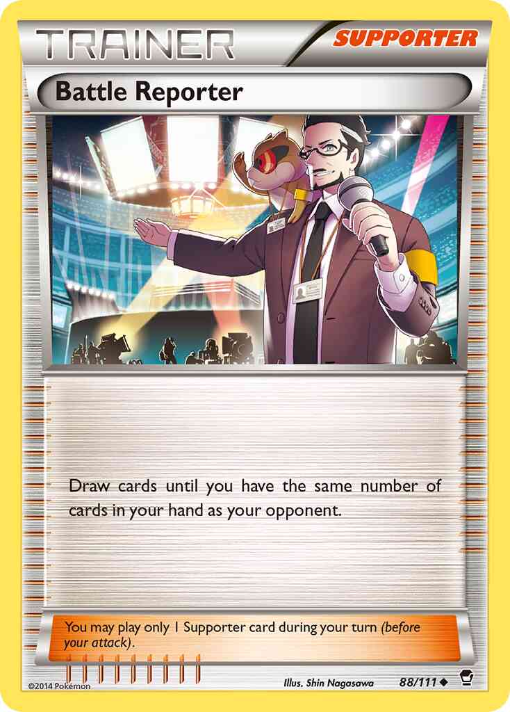 Uncommon xy3-88 reverse – Pokémon Battle Reporter - 88/111 - Uncommon [xy3-88] [Reverse Holo]