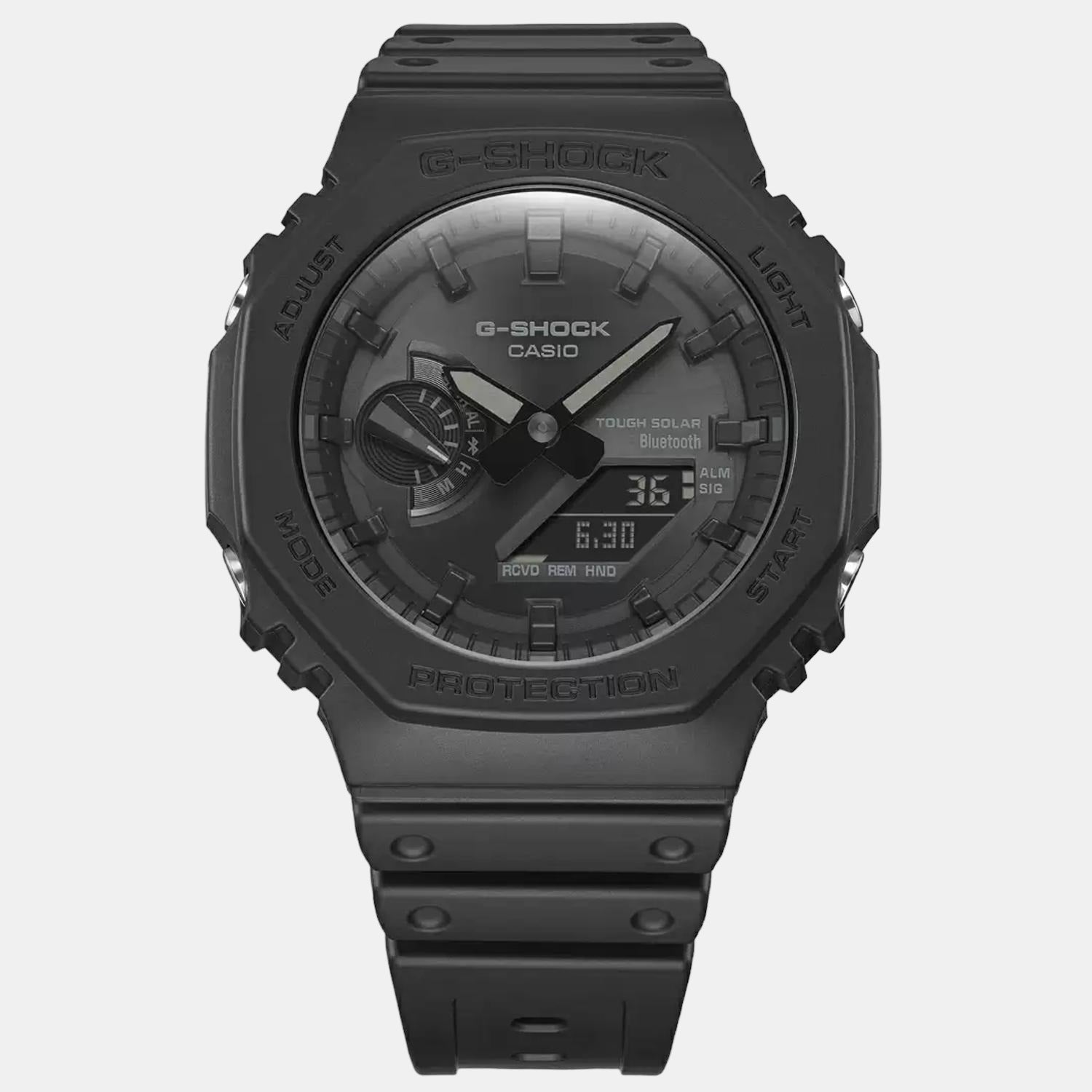 Casio G-Shock Men Quartz Black Dial Analog-Digital Resin Watch G1242 - view 2