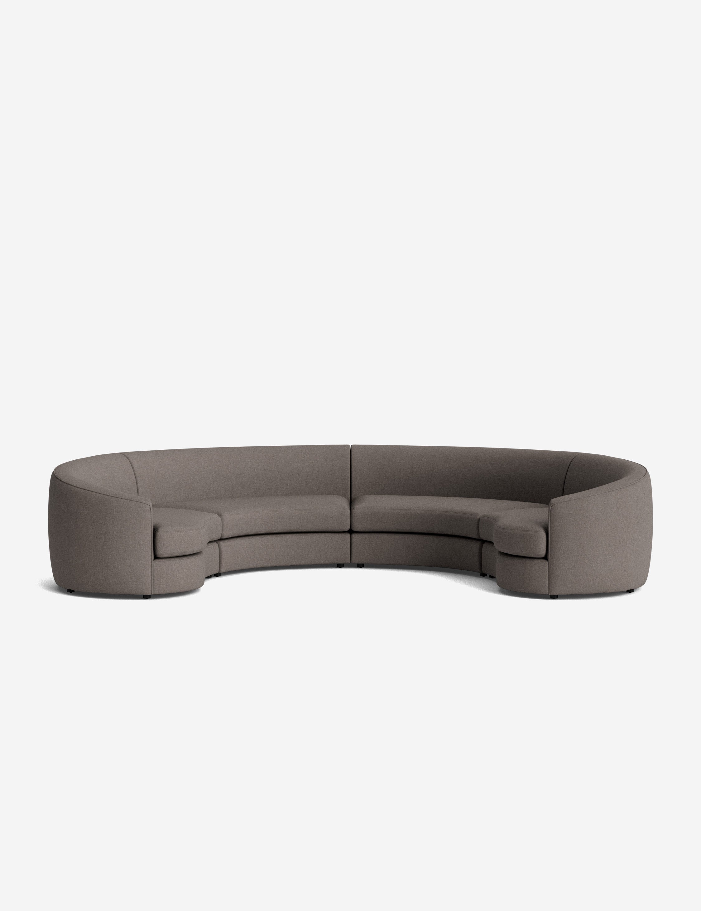 Lulu and Georgia Imada Modular Curved Sectional Sofa - view 37