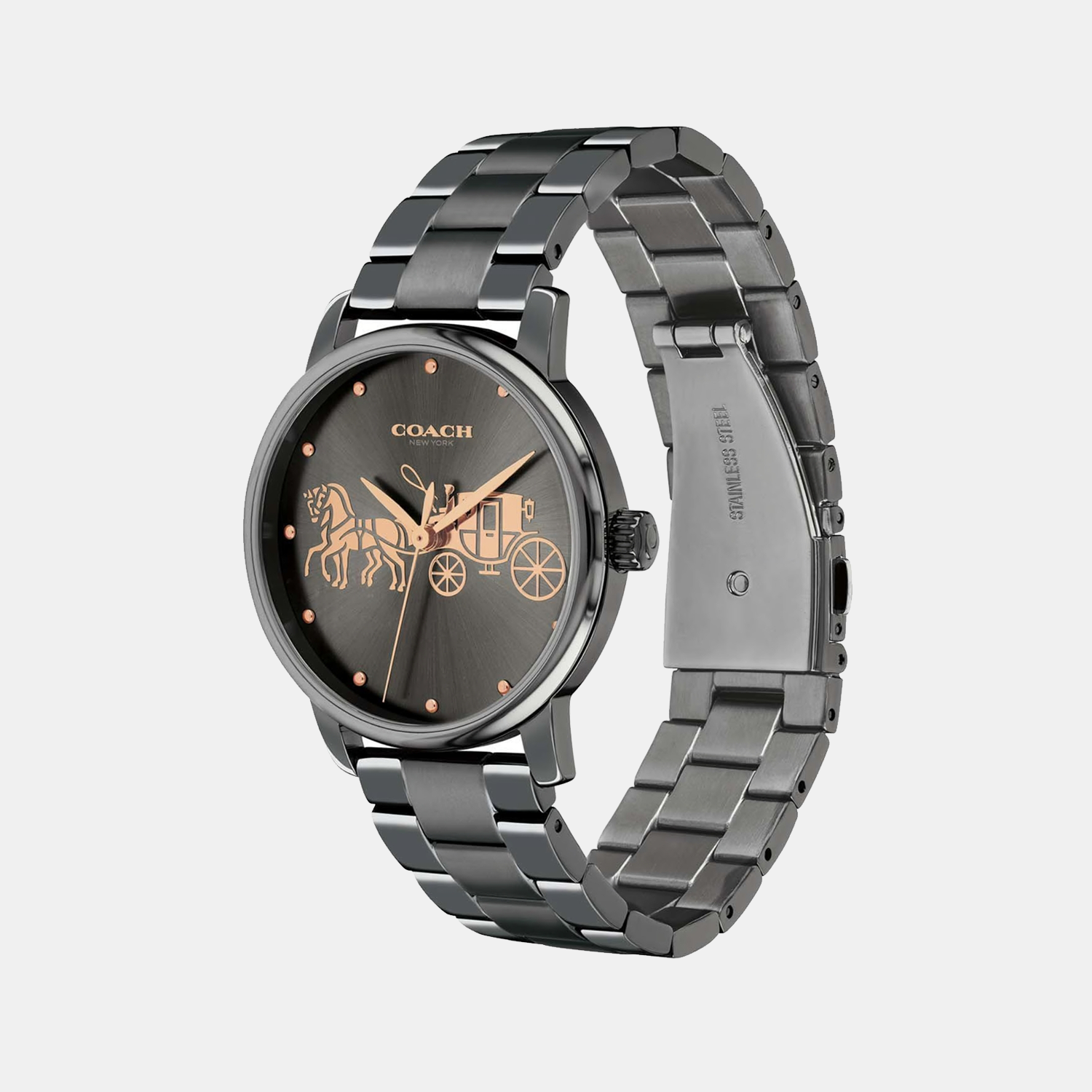 Coach Grand Women Quartz Grey Dial Analog Stainless Steel Watch 14502924 - view 2