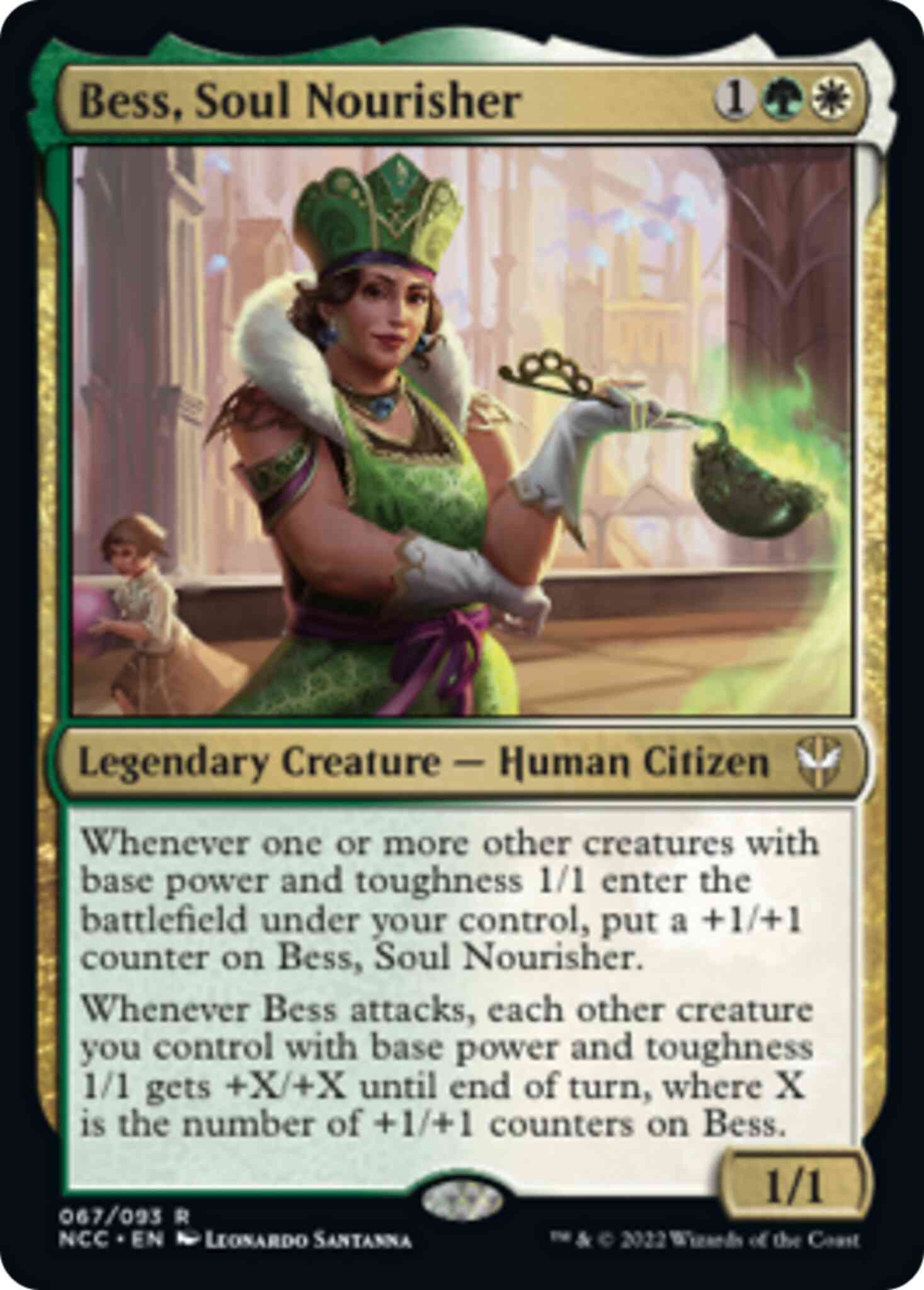 Bess soul nourisher – Magic Bess, Soul Nourisher [67] [Streets of New Capenna: Commander] [Non-Foil]