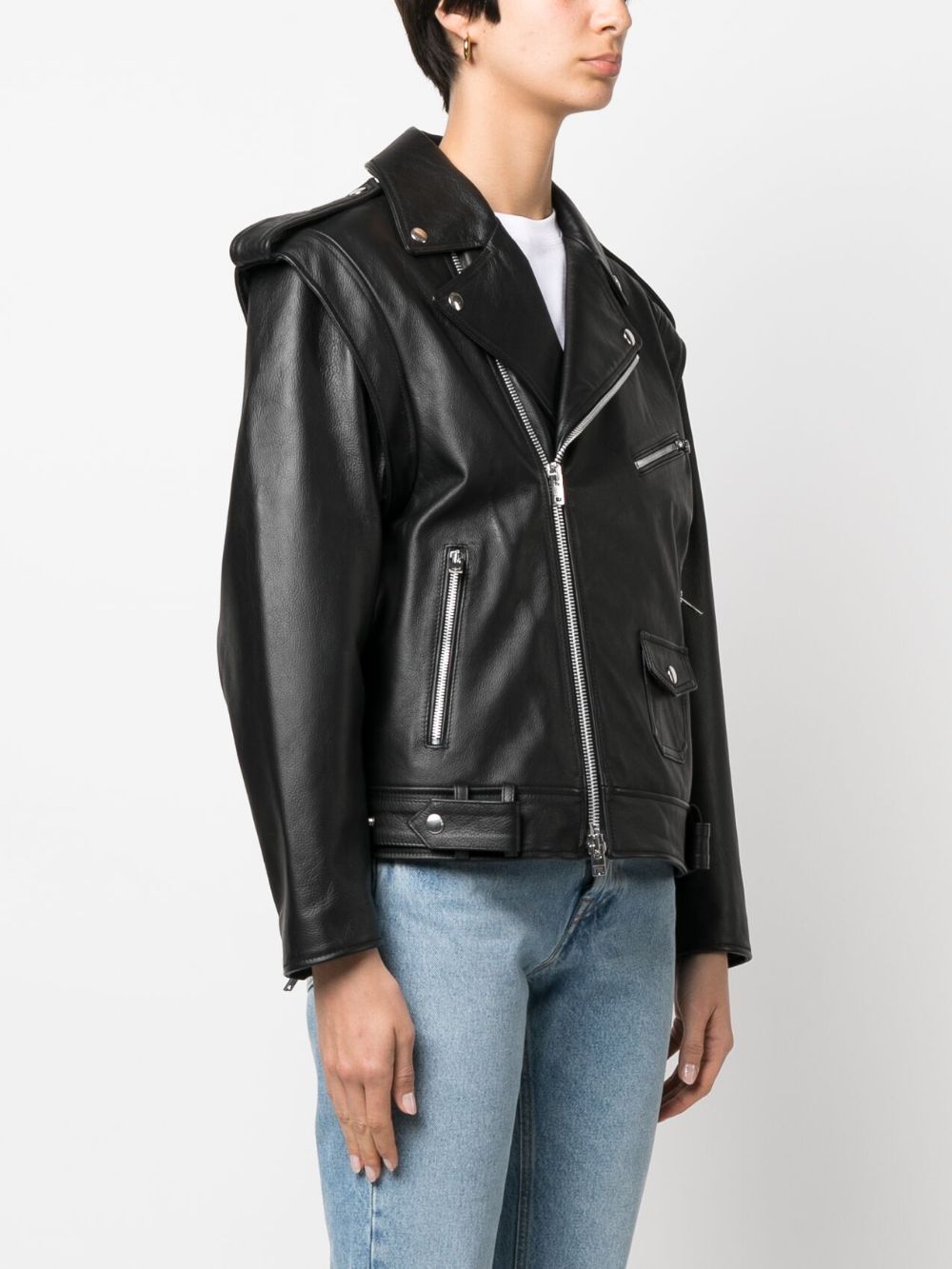 Armarium Leather biker jacket – leather 100% - view 4