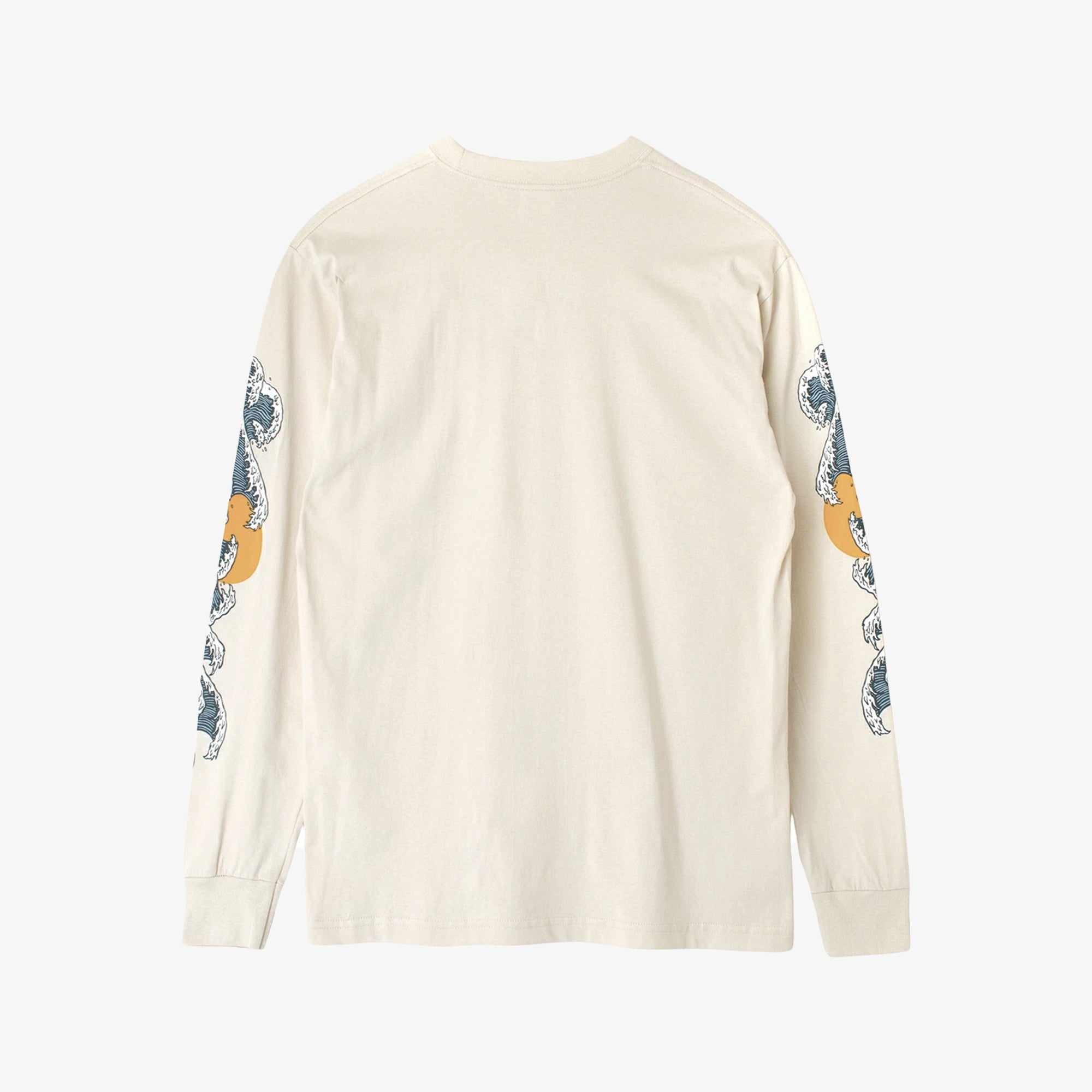 Huf | Rogue Wave Long Sleeve T-shirt { Bone - view 2