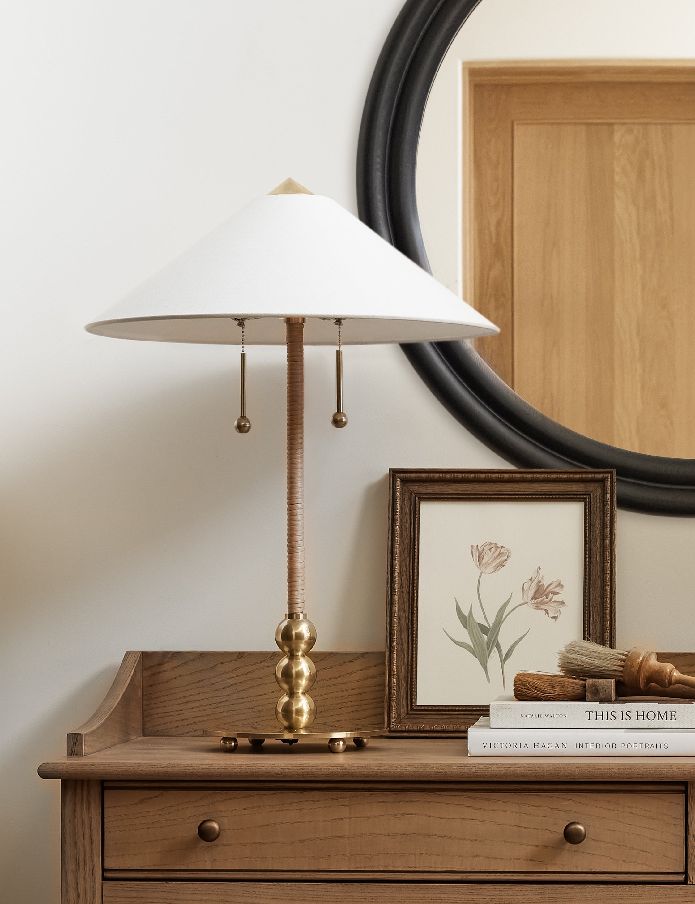 Lulu and Georgia Zora Table Lamp – Antique Brass - view 2