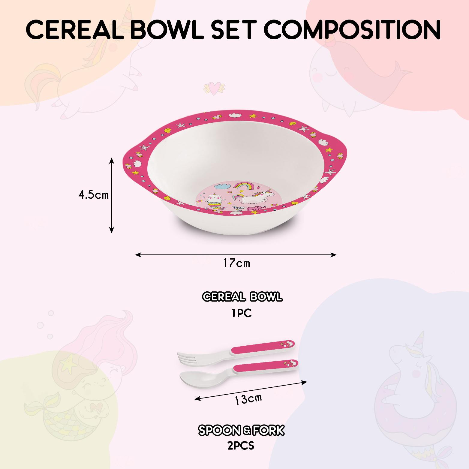 Cello Cereal Kids Melamine Bowl, Set of 3 - view 15