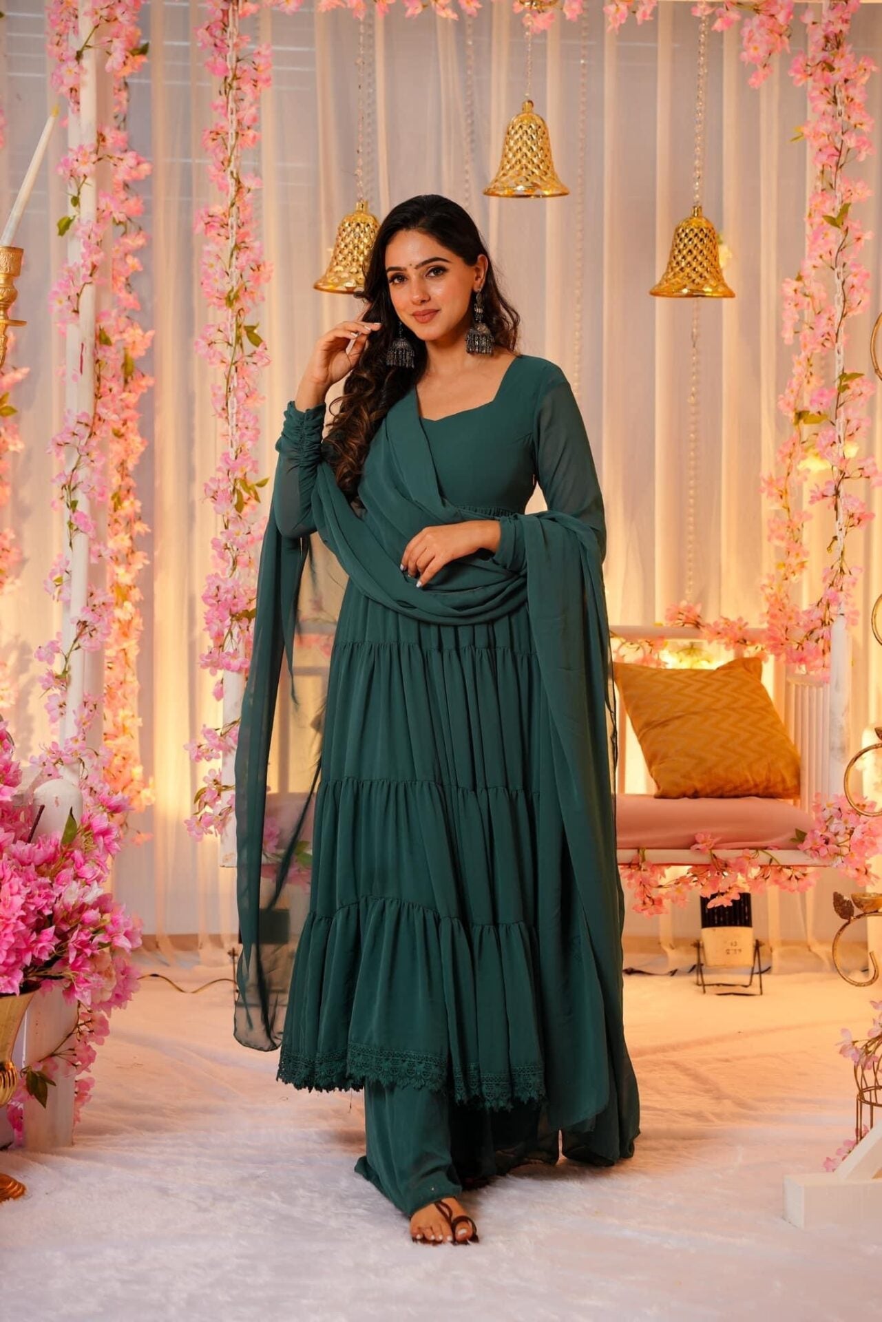 Idaho-o Katherine georgette suit set