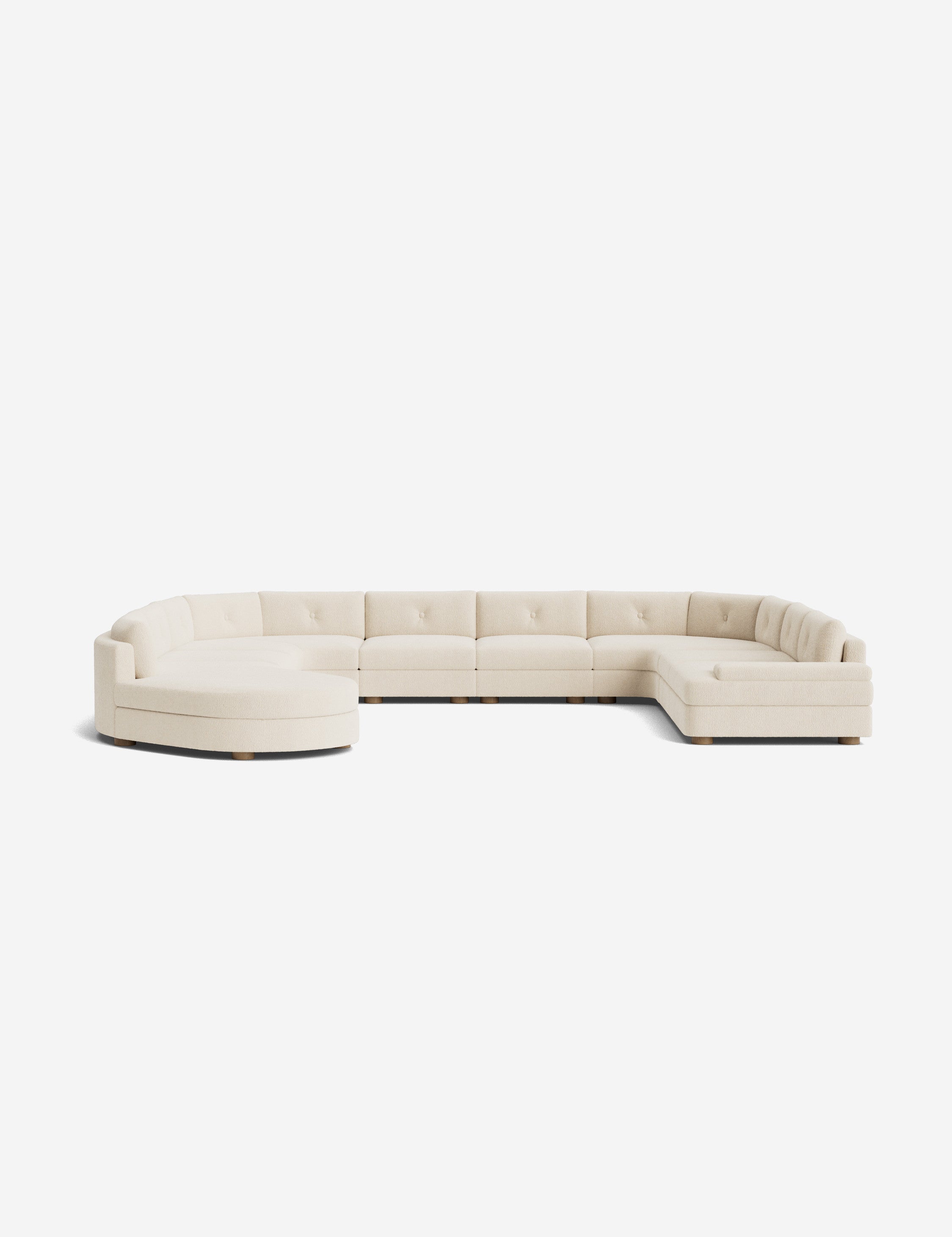 Lulu and Georgia Hill Modular U-Shaped Sectional Sofa - view 21